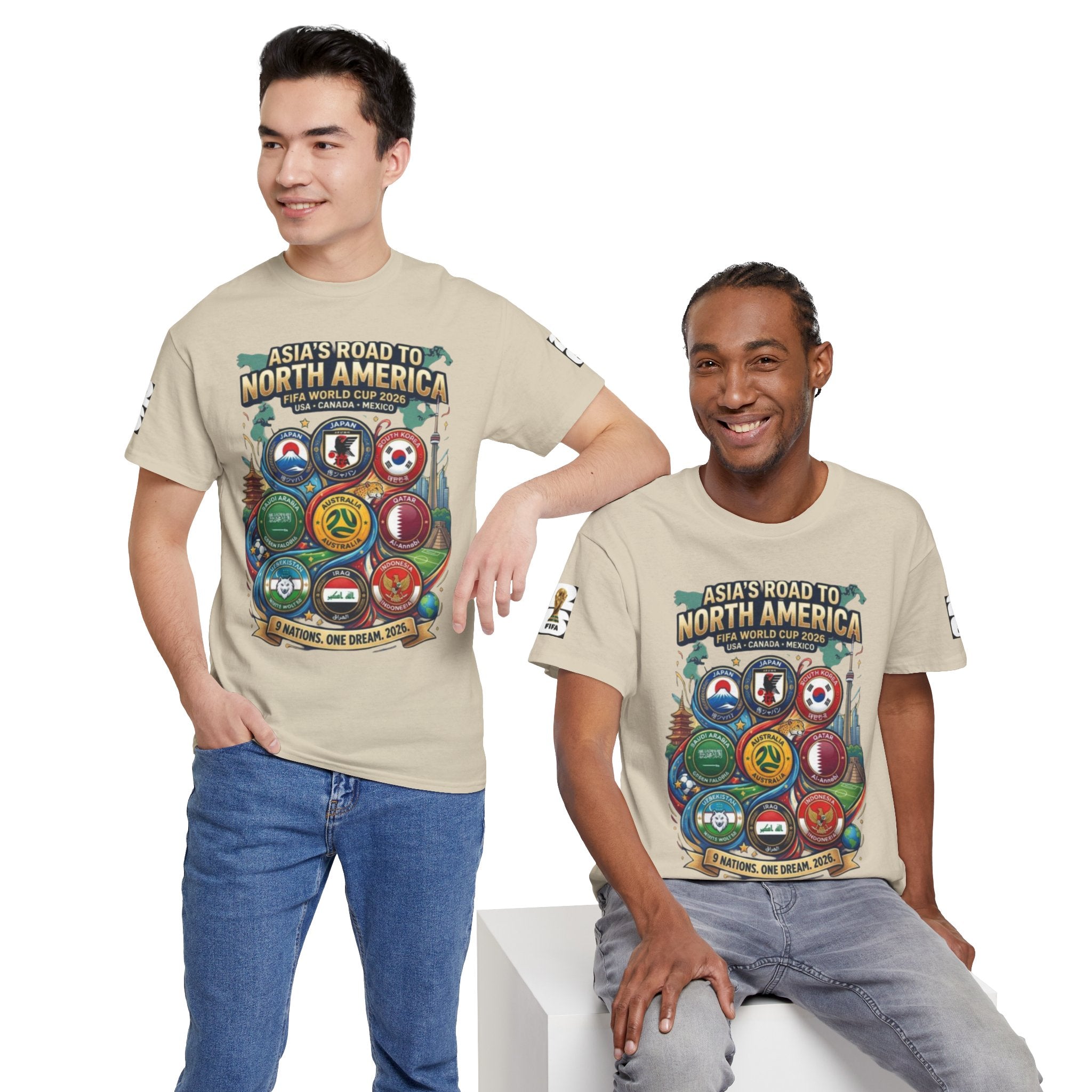 AFC Asian Qualifiers 2026 Tee — Asia’s Road to North America World Cup Soccer T‑Shirt