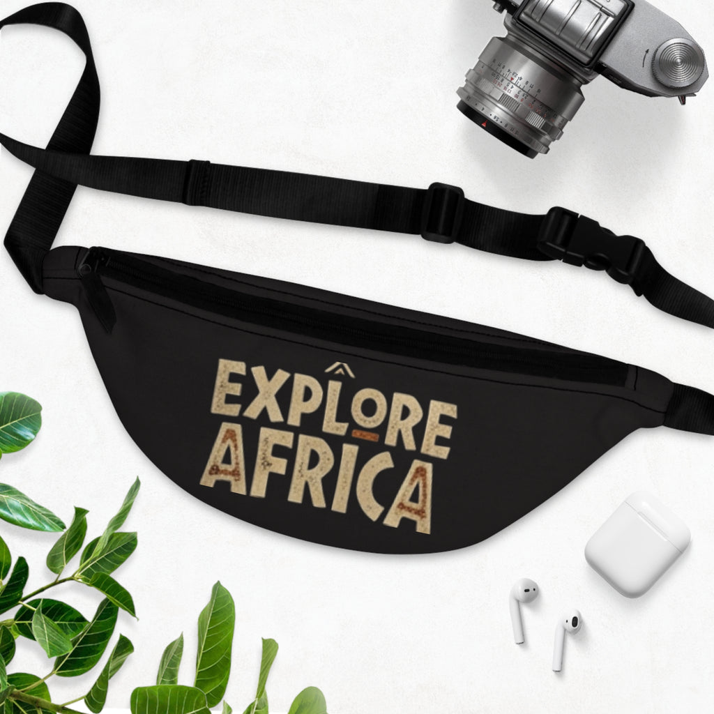 Explore Africa Fanny Pack — Travel Waist Bag for Safari & Adventure