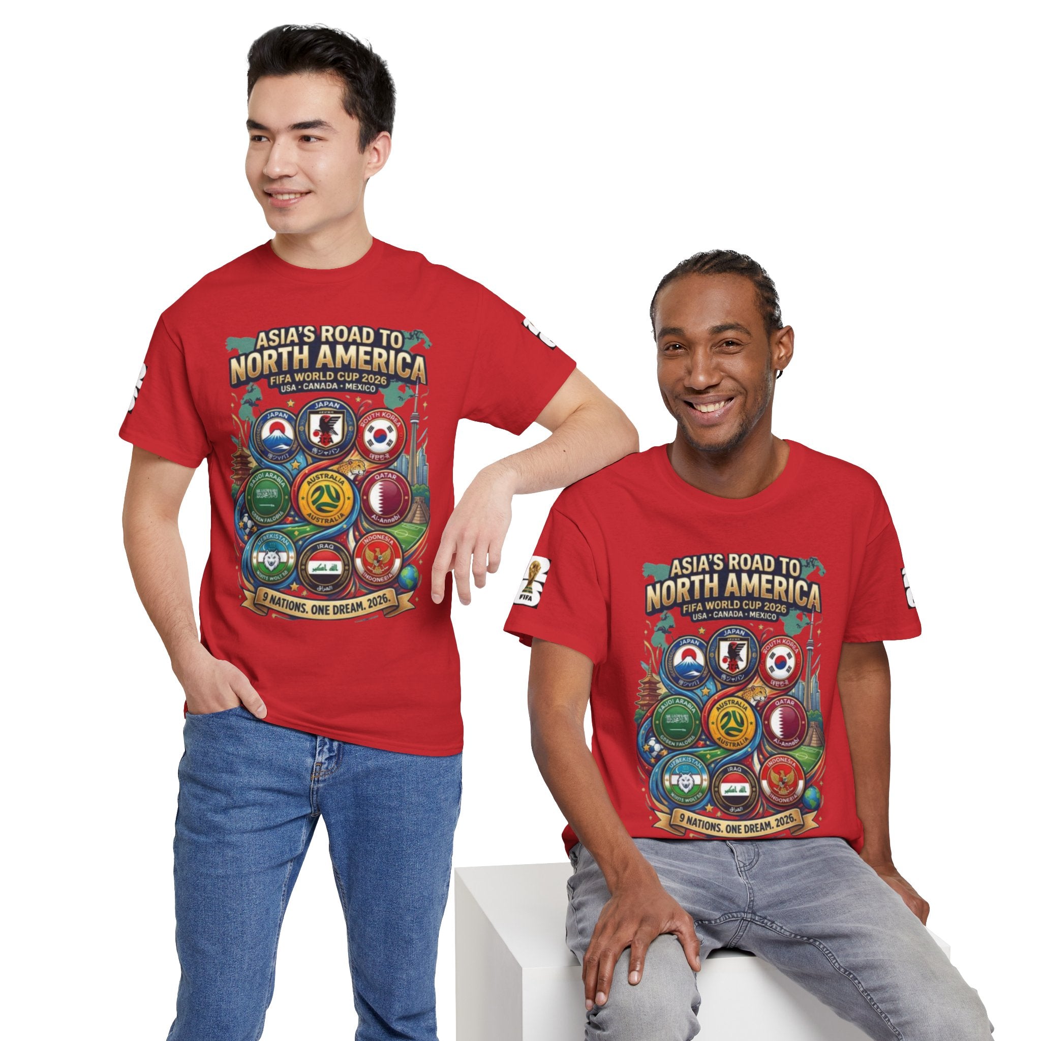 AFC Asian Qualifiers 2026 Tee — Asia’s Road to North America World Cup Soccer T‑Shirt