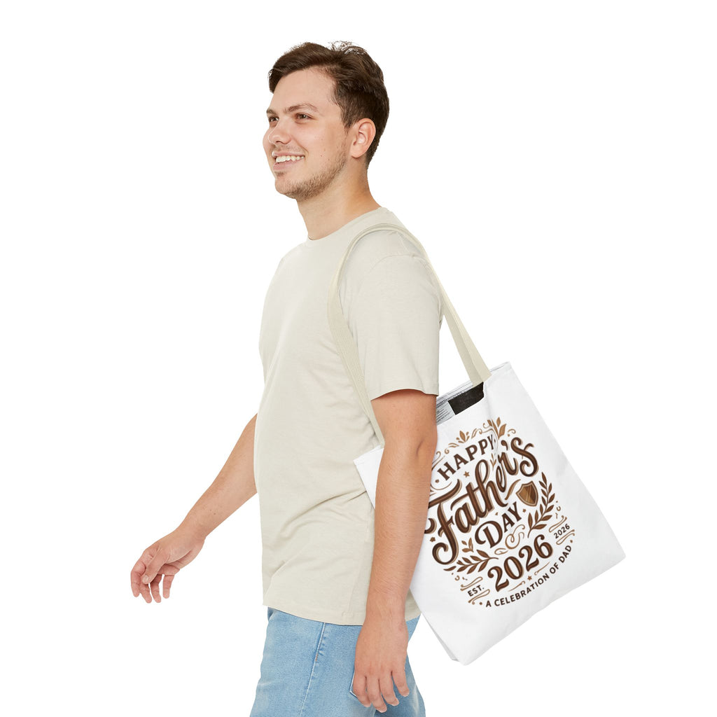 Father's Day 2026 Tote Bag — "Happy Father's Day 2026" Gift Tote