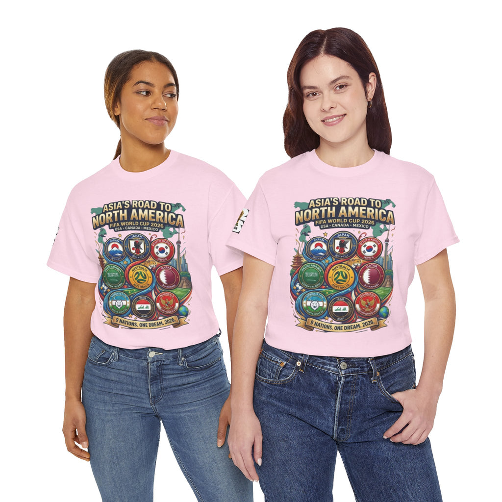 AFC Asian Qualifiers 2026 Tee — Asia’s Road to North America World Cup Soccer T‑Shirt