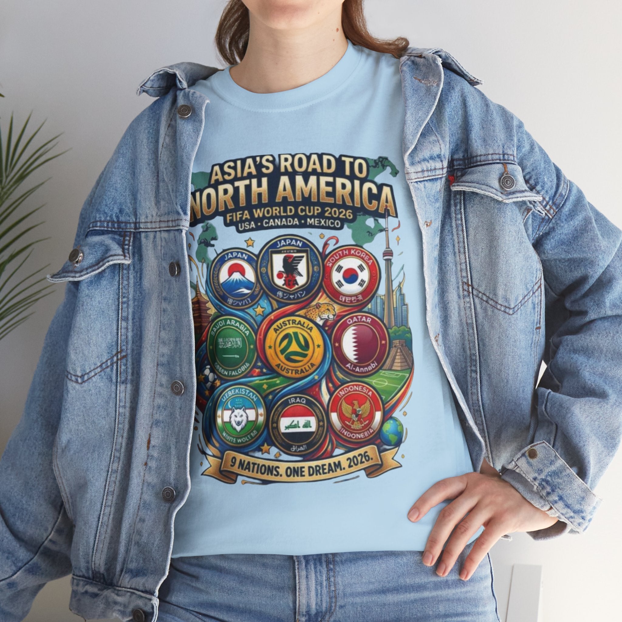 AFC Asian Qualifiers 2026 Tee — Asia’s Road to North America World Cup Soccer T‑Shirt