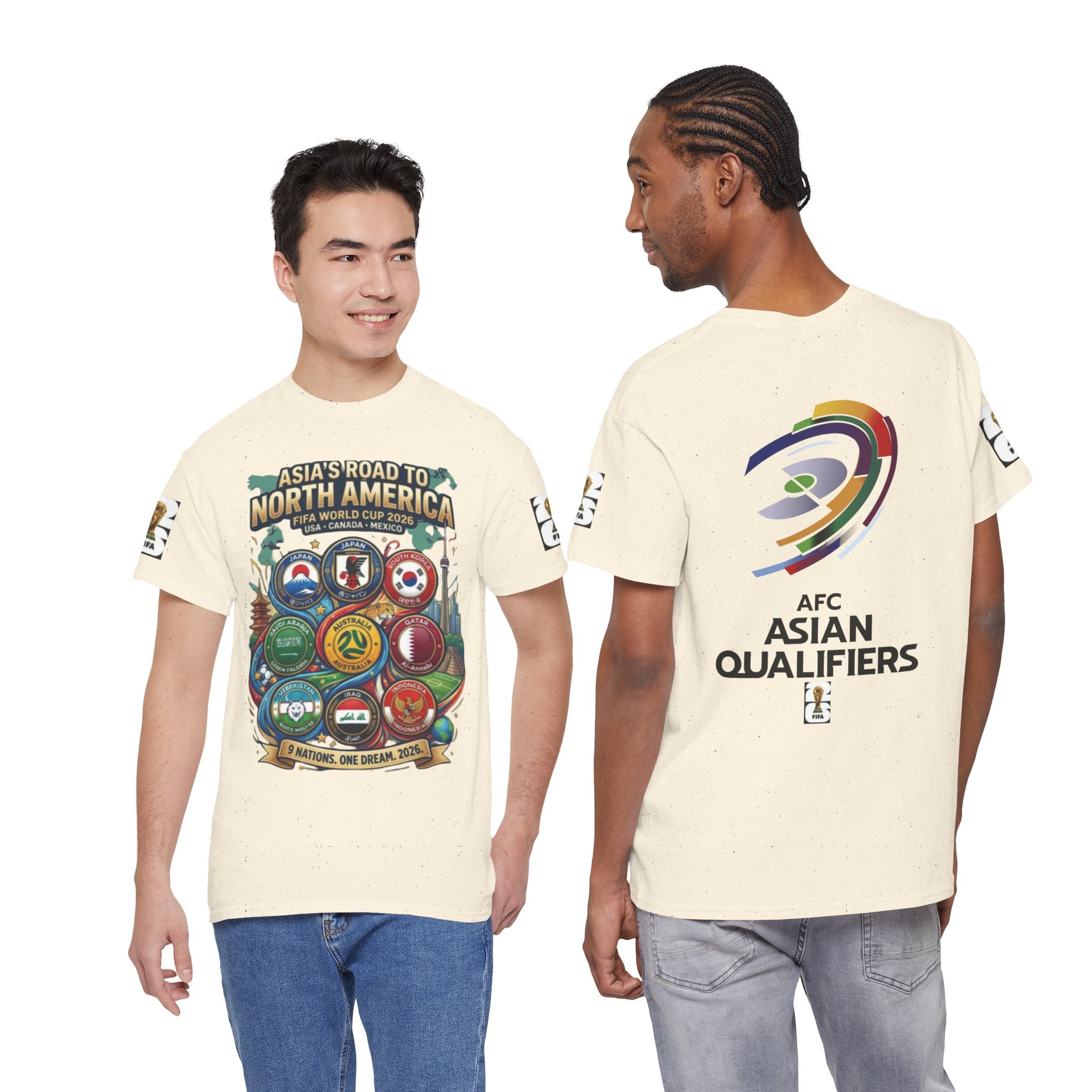 AFC Asian Qualifiers 2026 Tee — Asia’s Road to North America World Cup Soccer T‑Shirt