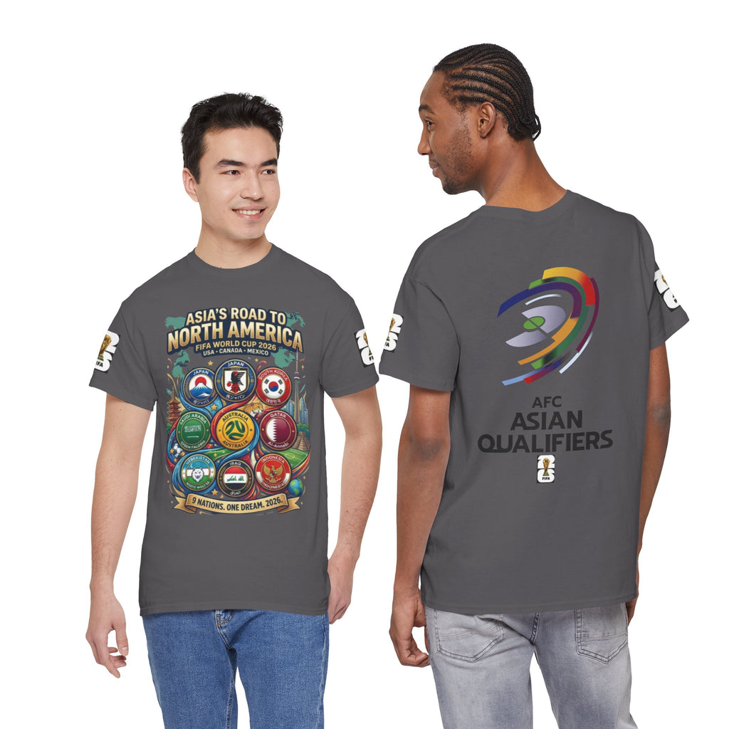 AFC Asian Qualifiers 2026 Tee — Asia’s Road to North America World Cup Soccer T‑Shirt