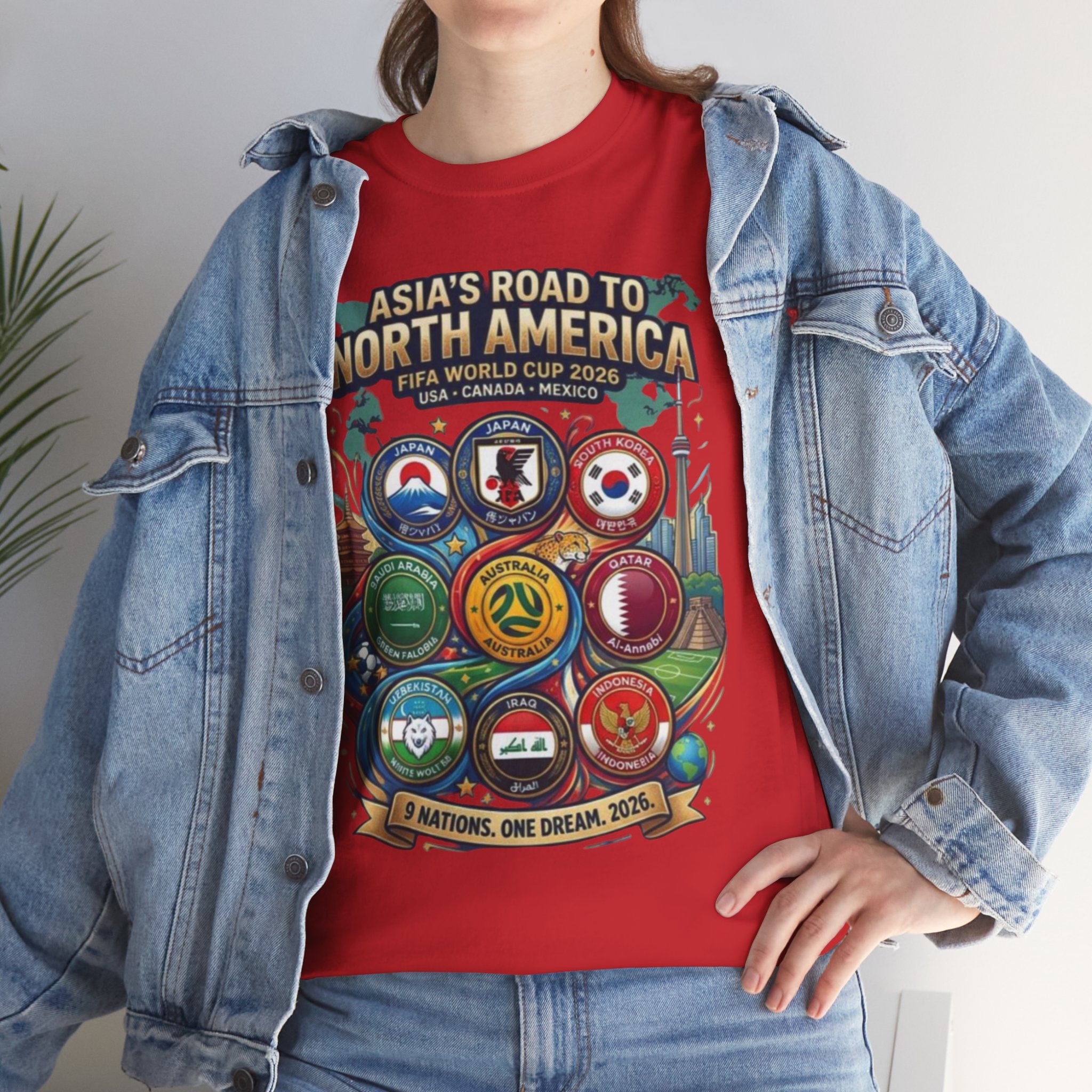 AFC Asian Qualifiers 2026 Tee — Asia’s Road to North America World Cup Soccer T‑Shirt