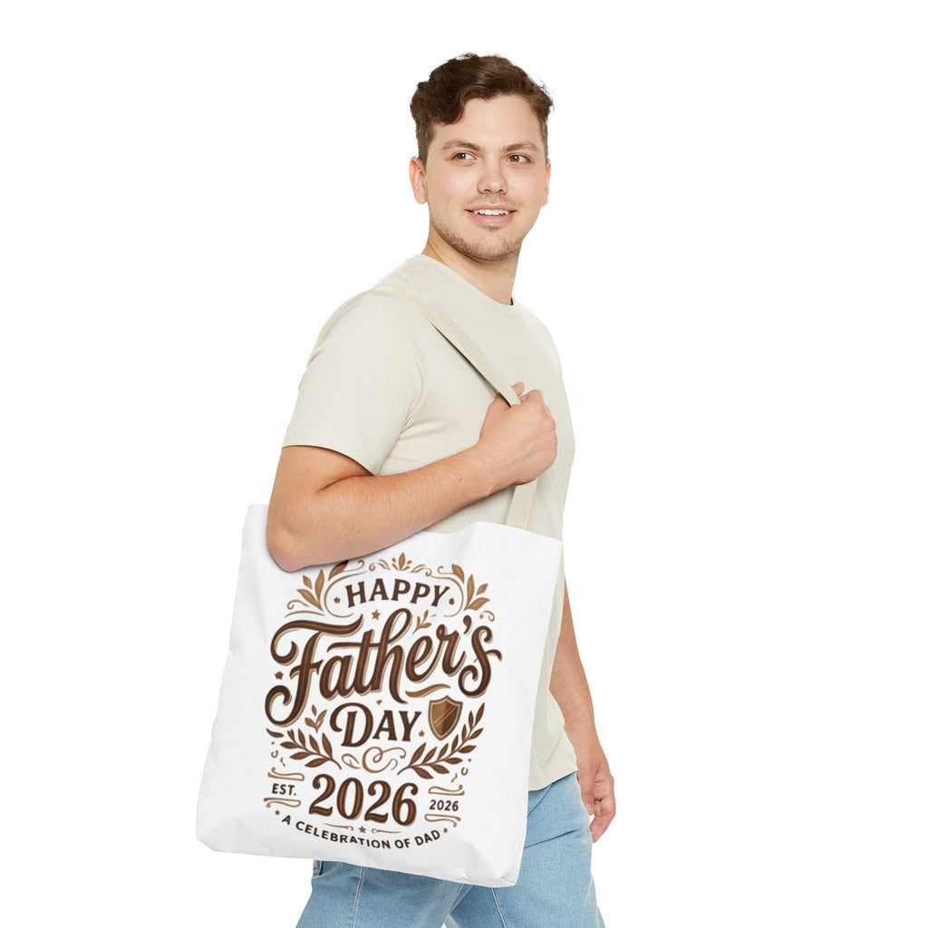 Father's Day 2026 Tote Bag — "Happy Father's Day 2026" Gift Tote
