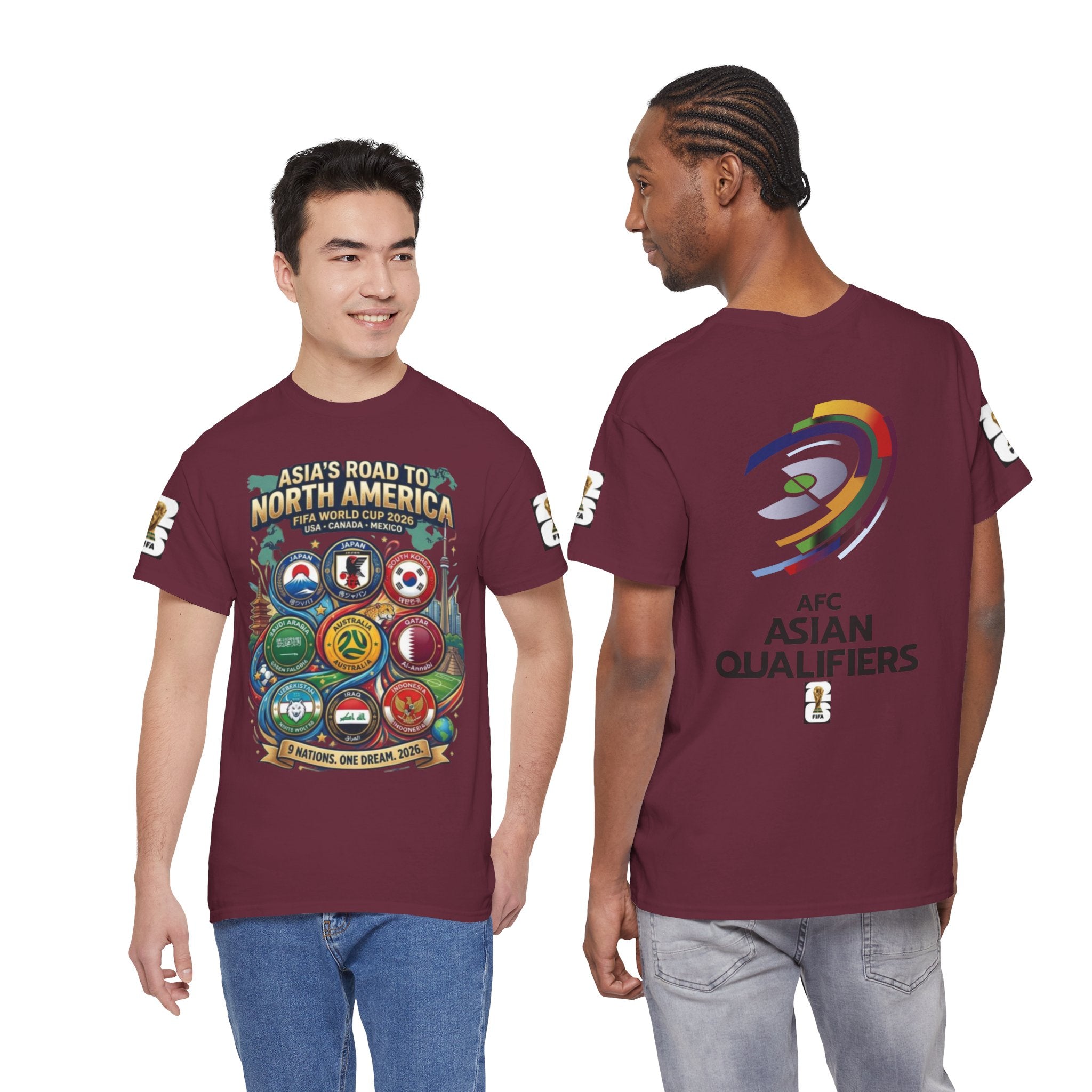 AFC Asian Qualifiers 2026 Tee — Asia’s Road to North America World Cup Soccer T‑Shirt