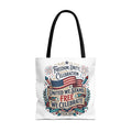 Patriotic 4th of July Tote Bag – "United We Stand, Free We Celebrate"