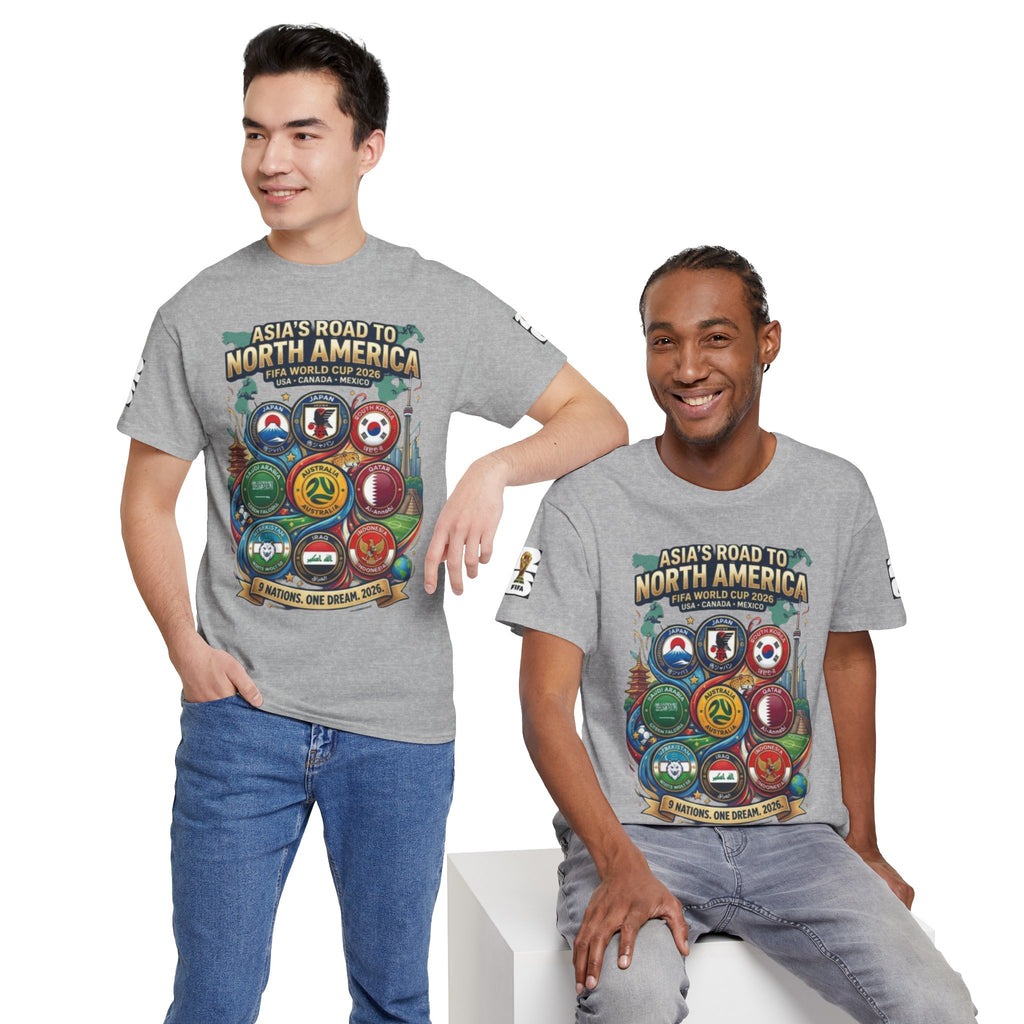 AFC Asian Qualifiers 2026 Tee — Asia’s Road to North America World Cup Soccer T‑Shirt