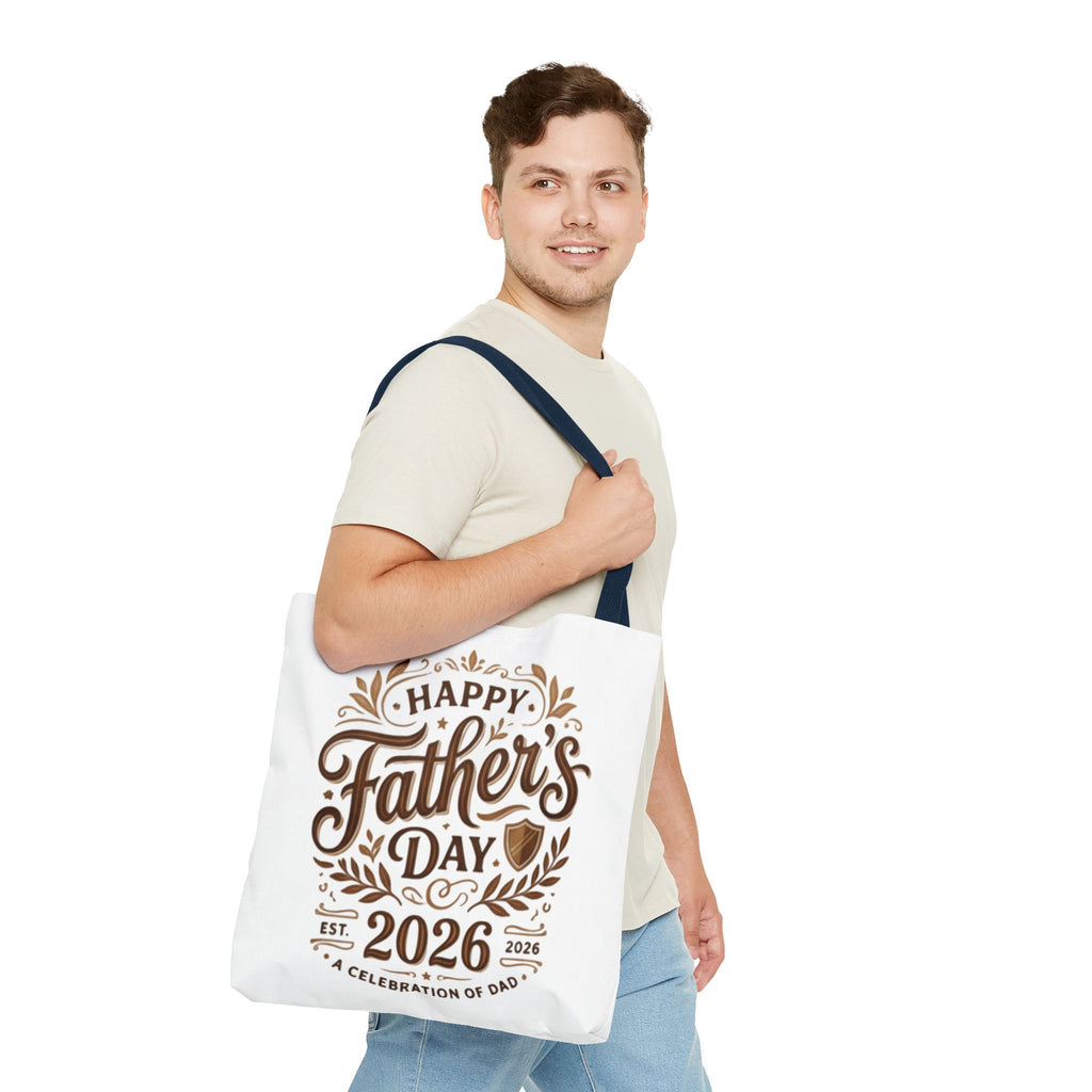 Father's Day 2026 Tote Bag — "Happy Father's Day 2026" Gift Tote