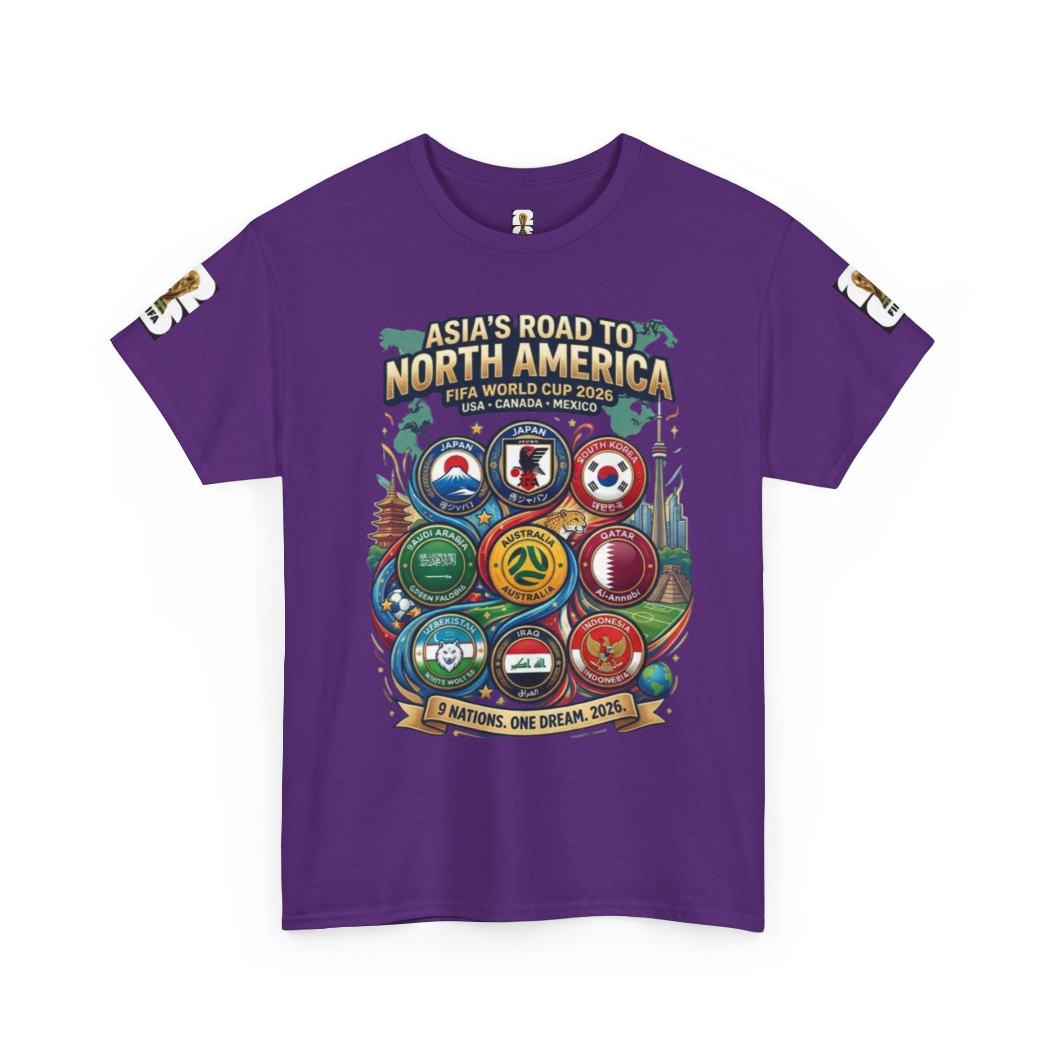 AFC Asian Qualifiers 2026 Tee — Asia’s Road to North America World Cup Soccer T‑Shirt