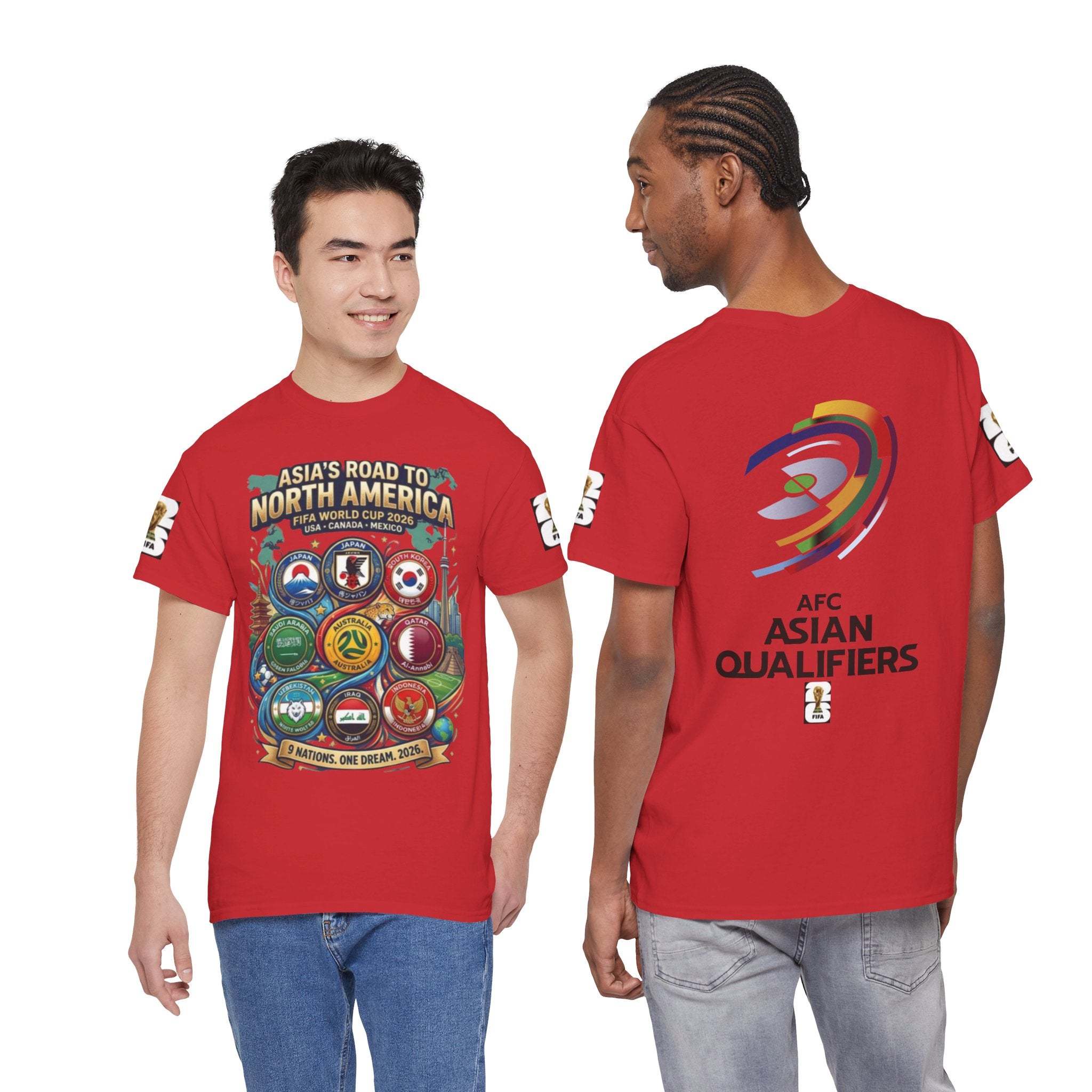 AFC Asian Qualifiers 2026 Tee — Asia’s Road to North America World Cup Soccer T‑Shirt