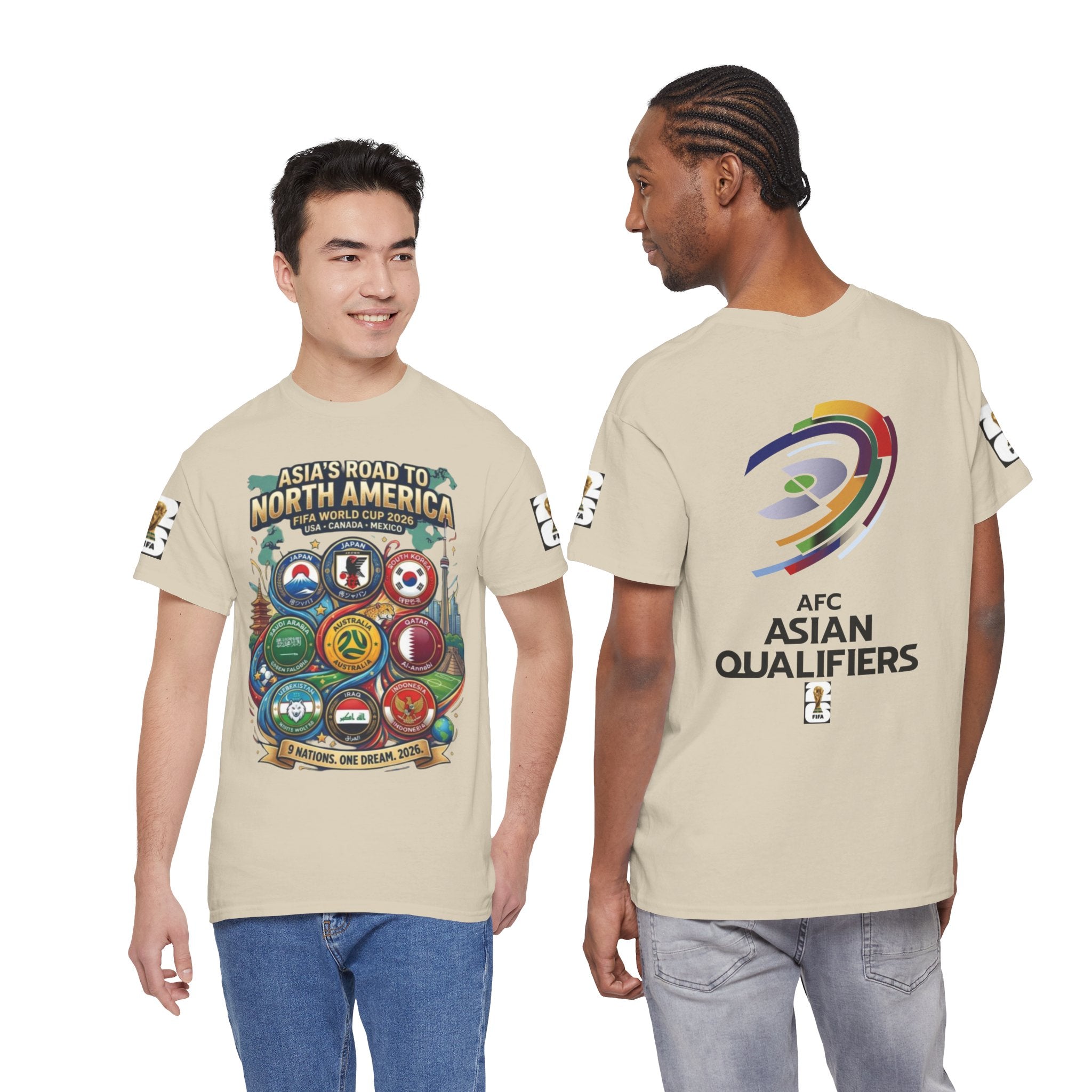 AFC Asian Qualifiers 2026 Tee — Asia’s Road to North America World Cup Soccer T‑Shirt