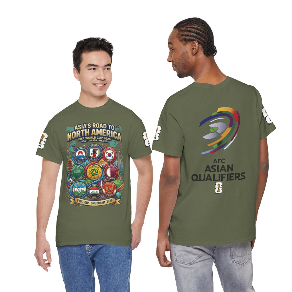 AFC Asian Qualifiers 2026 Tee — Asia’s Road to North America World Cup Soccer T‑Shirt