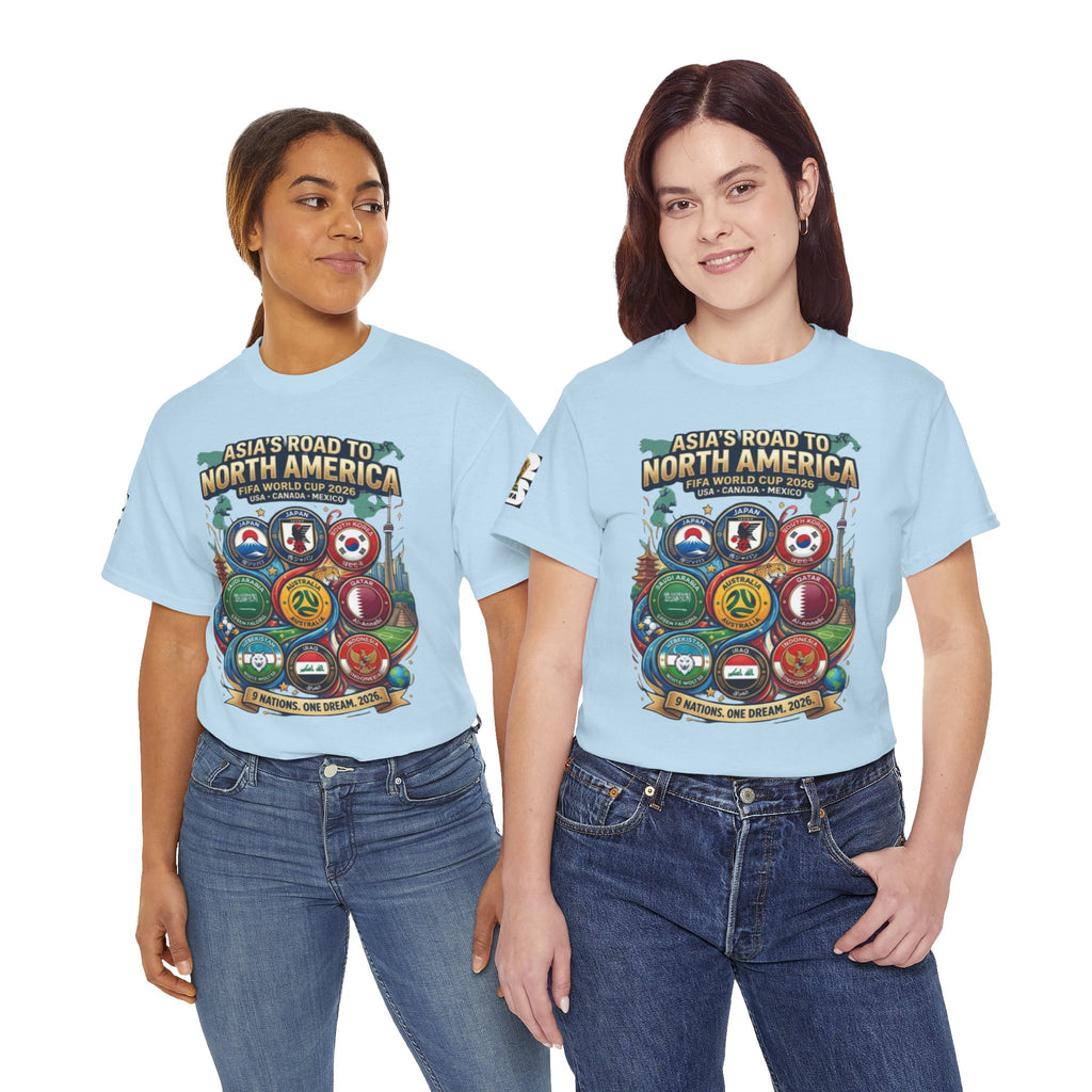 AFC Asian Qualifiers 2026 Tee — Asia’s Road to North America World Cup Soccer T‑Shirt