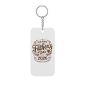 Father's Day 2026 Keychain — Double-Sided "Happy Father's Day 2026" Charm