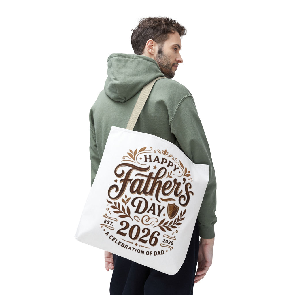 Father's Day 2026 Tote Bag — "Happy Father's Day 2026" Gift Tote