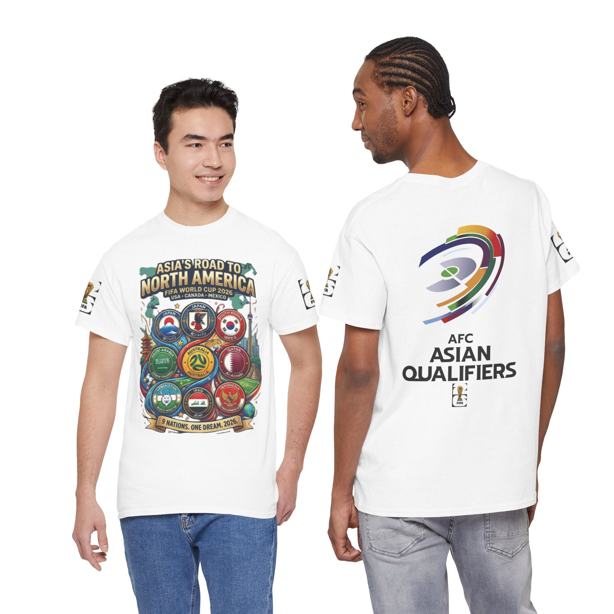AFC Asian Qualifiers 2026 Tee — Asia’s Road to North America World Cup Soccer T‑Shirt