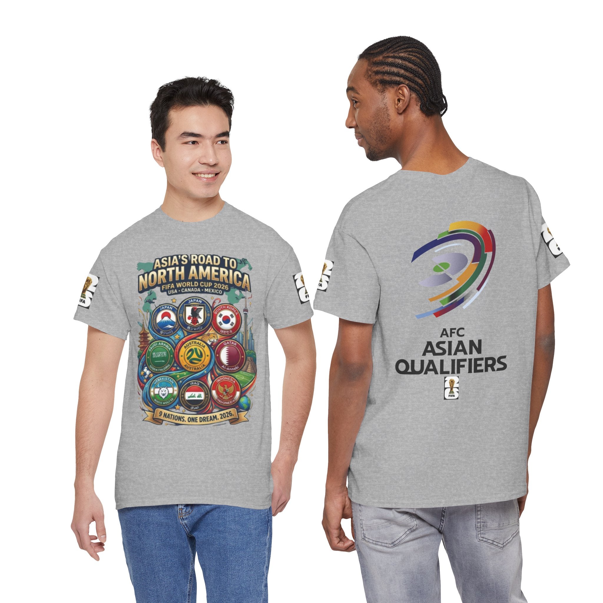 AFC Asian Qualifiers 2026 Tee — Asia’s Road to North America World Cup Soccer T‑Shirt