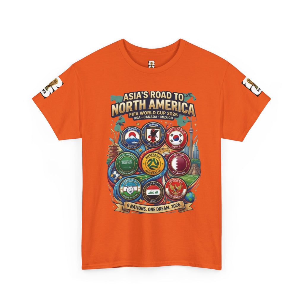AFC Asian Qualifiers 2026 Tee — Asia’s Road to North America World Cup Soccer T‑Shirt