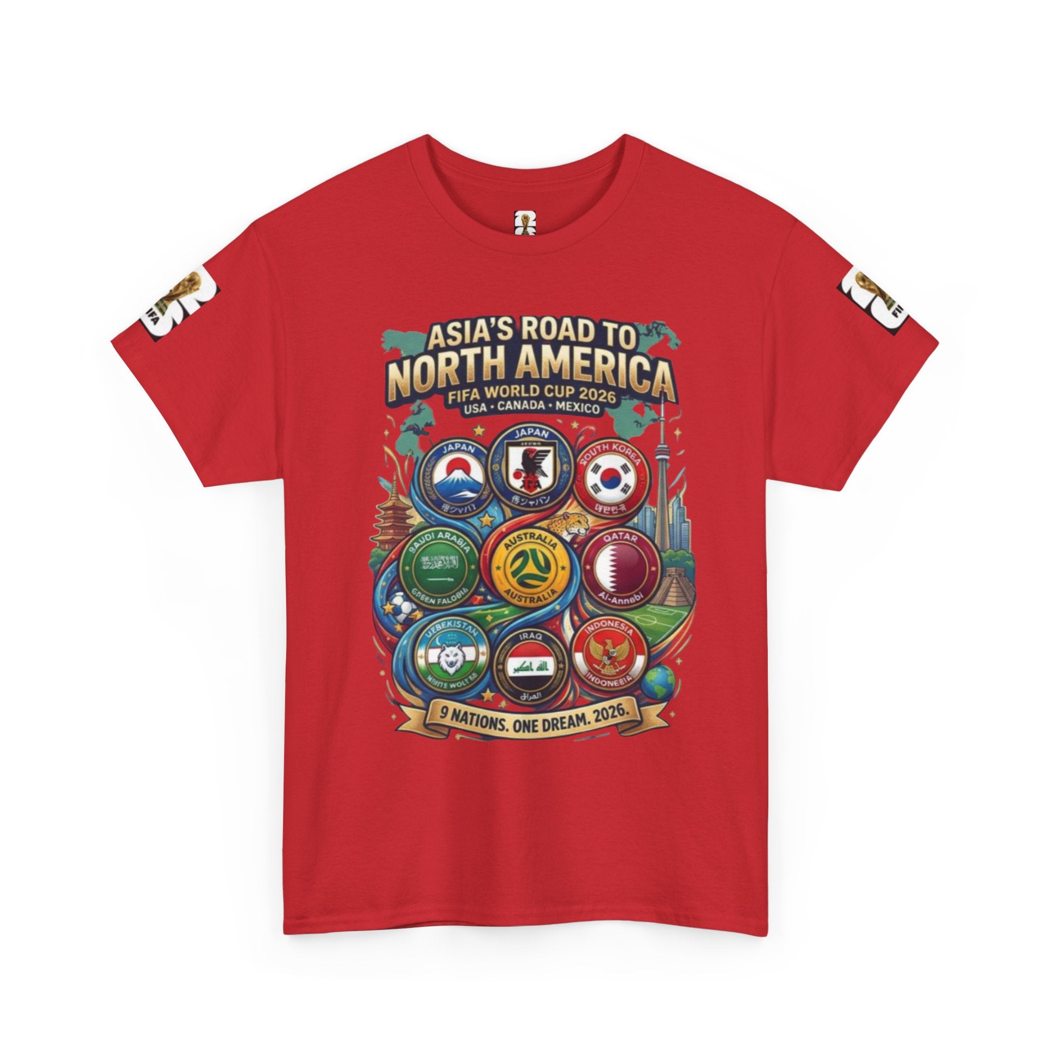AFC Asian Qualifiers 2026 Tee — Asia’s Road to North America World Cup Soccer T‑Shirt