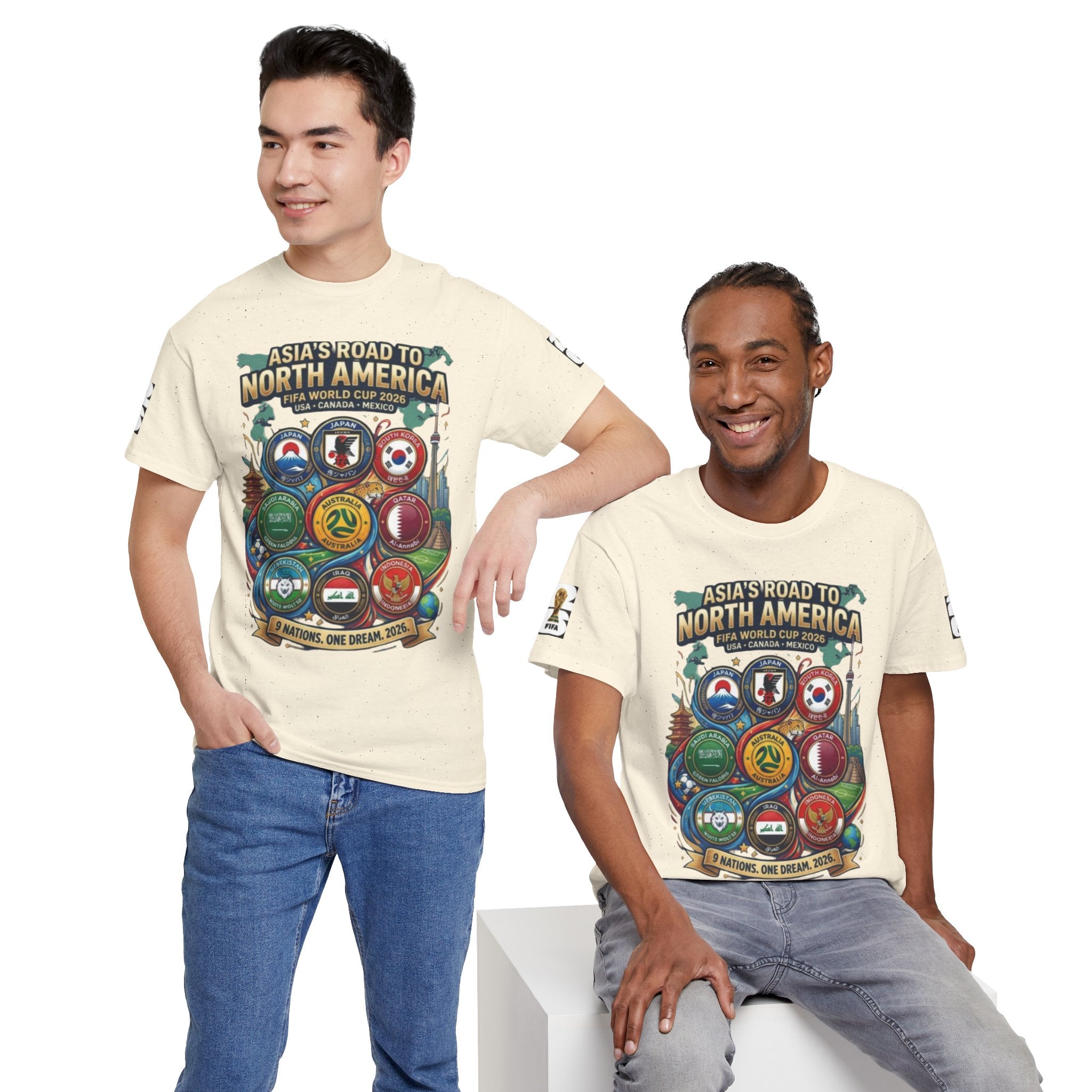 AFC Asian Qualifiers 2026 Tee — Asia’s Road to North America World Cup Soccer T‑Shirt