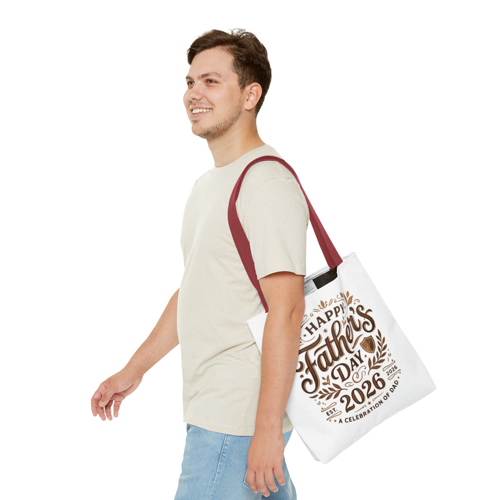 Father's Day 2026 Tote Bag — "Happy Father's Day 2026" Gift Tote