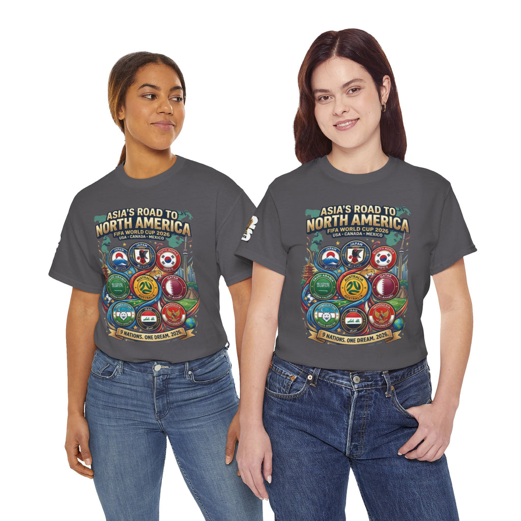 AFC Asian Qualifiers 2026 Tee — Asia’s Road to North America World Cup Soccer T‑Shirt