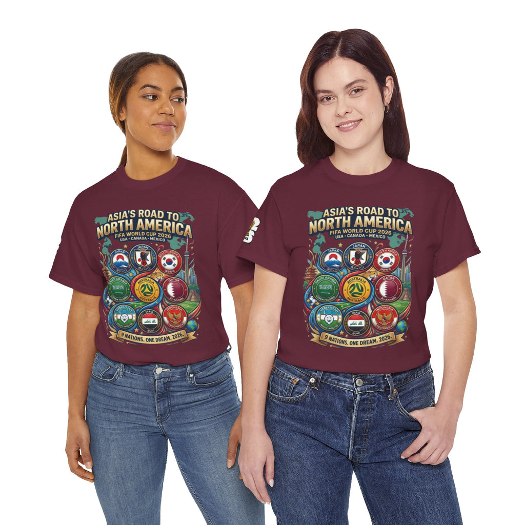 AFC Asian Qualifiers 2026 Tee — Asia’s Road to North America World Cup Soccer T‑Shirt