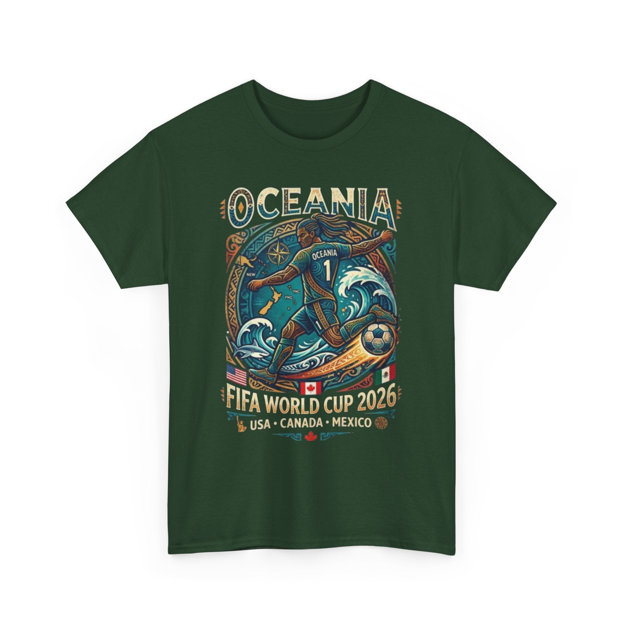 Oceania FIFA World Cup 2026 Soccer Tee