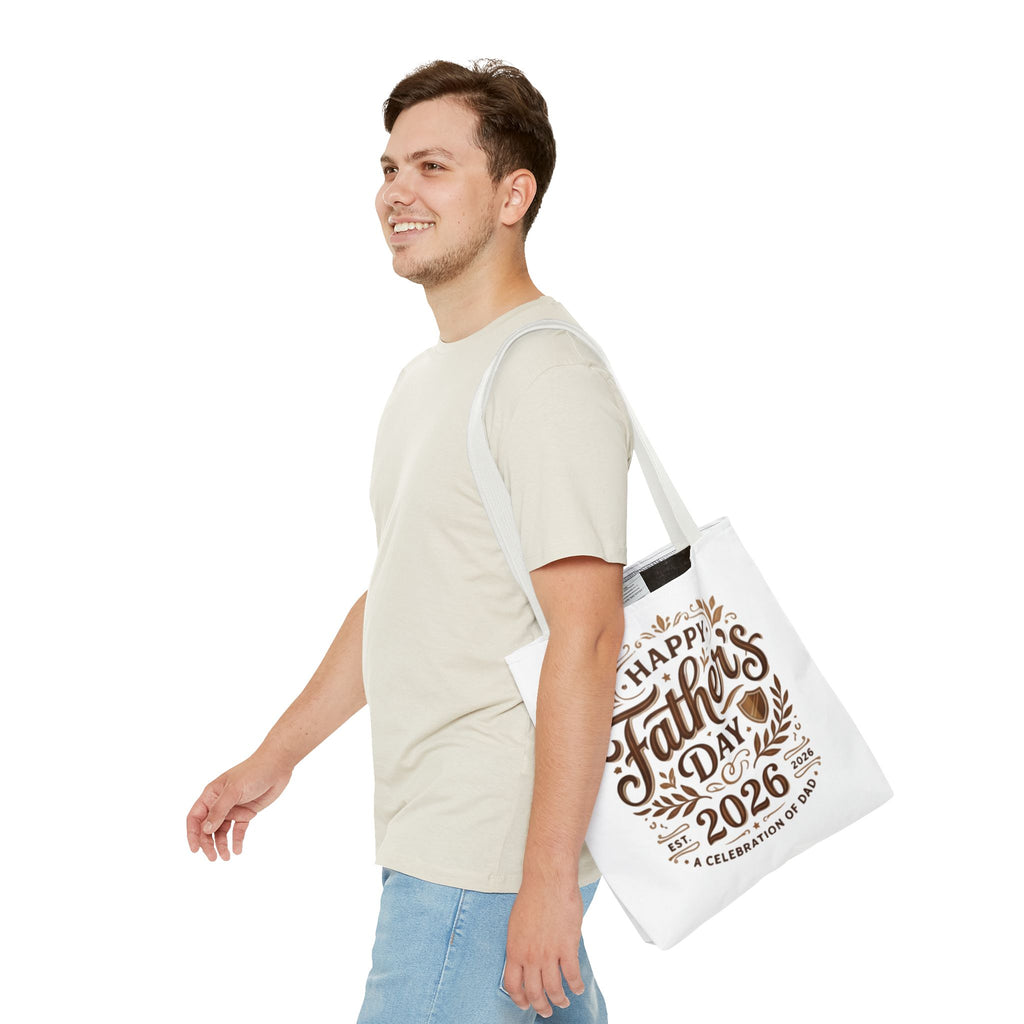 Father's Day 2026 Tote Bag — "Happy Father's Day 2026" Gift Tote