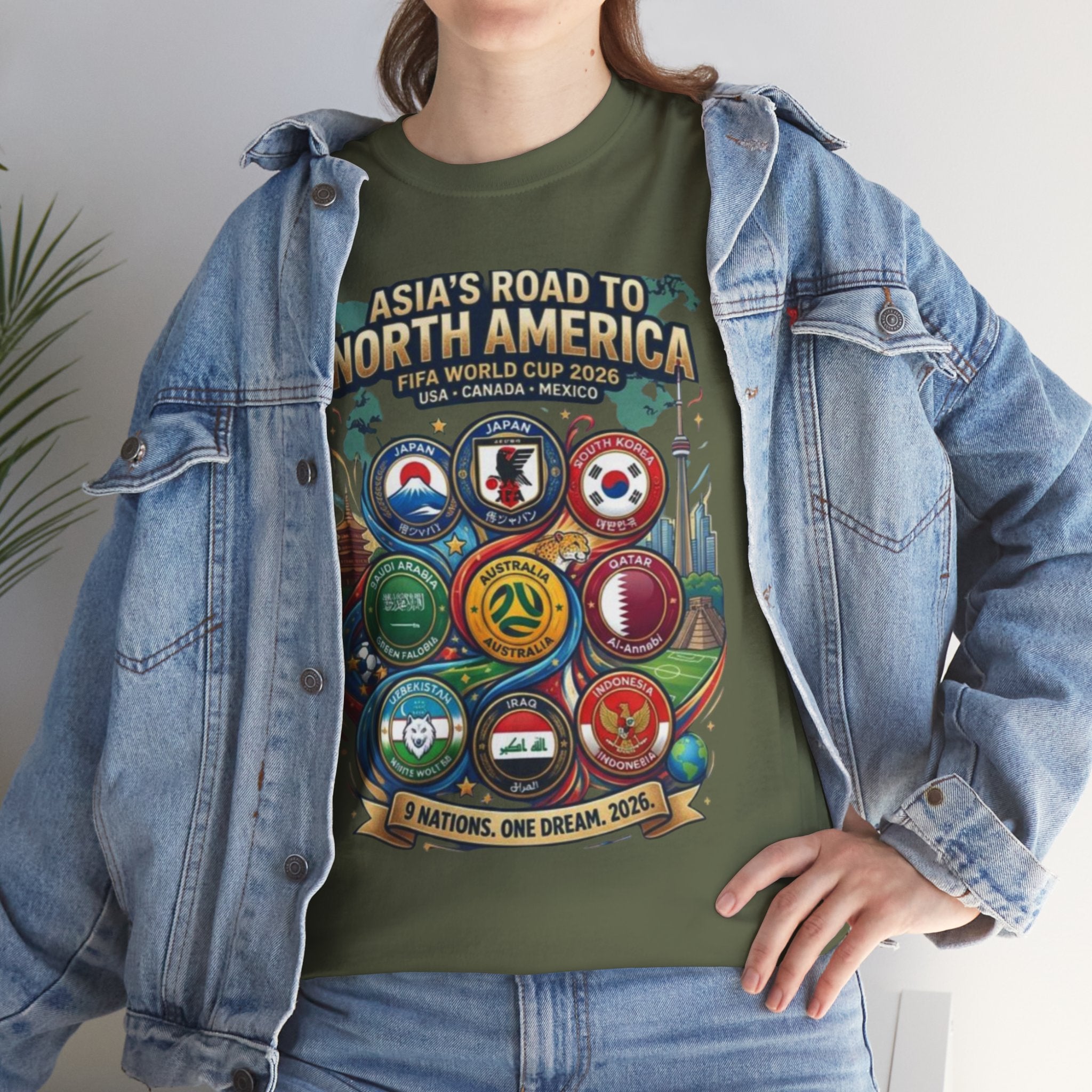 AFC Asian Qualifiers 2026 Tee — Asia’s Road to North America World Cup Soccer T‑Shirt