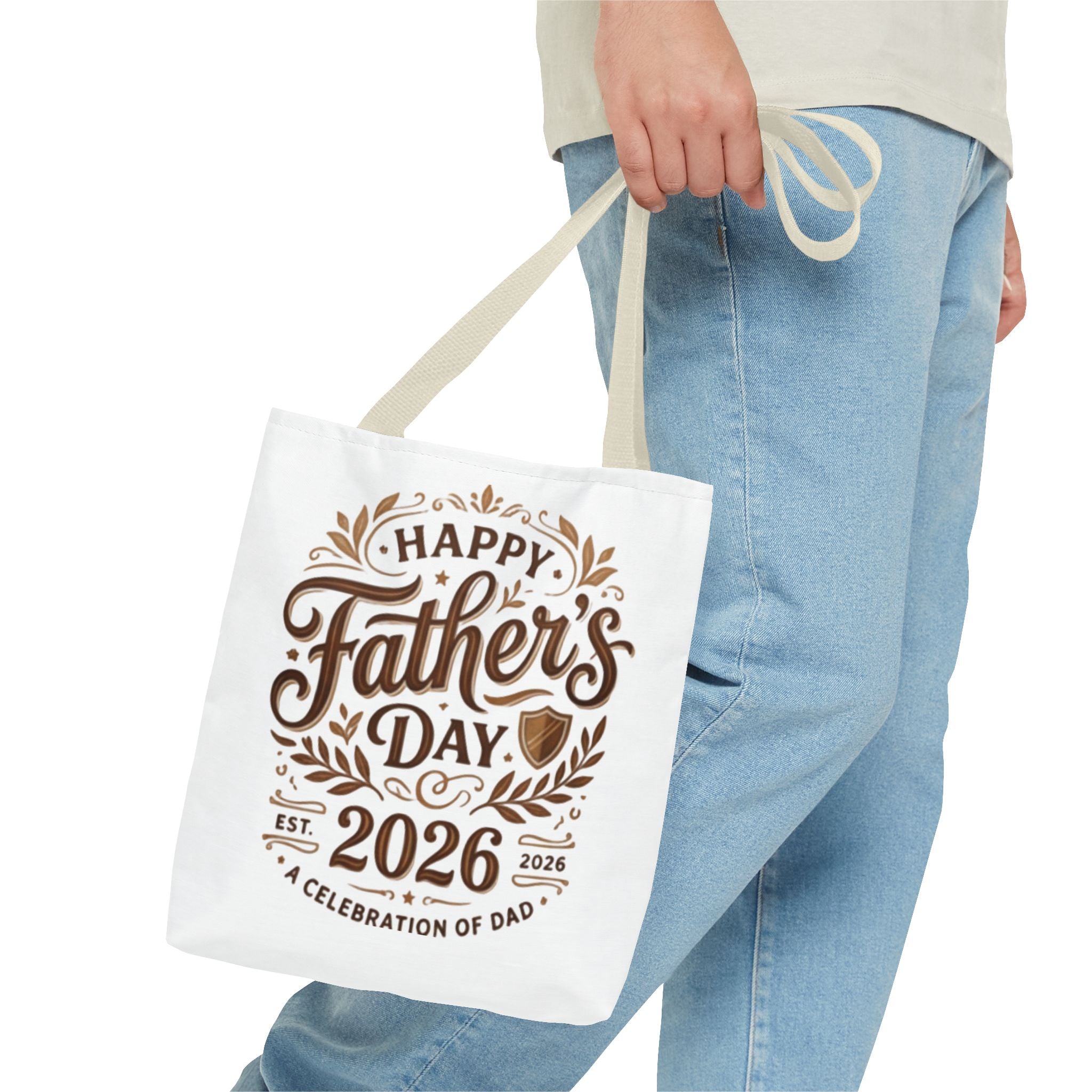Father's Day 2026 Tote Bag — "Happy Father's Day 2026" Gift Tote