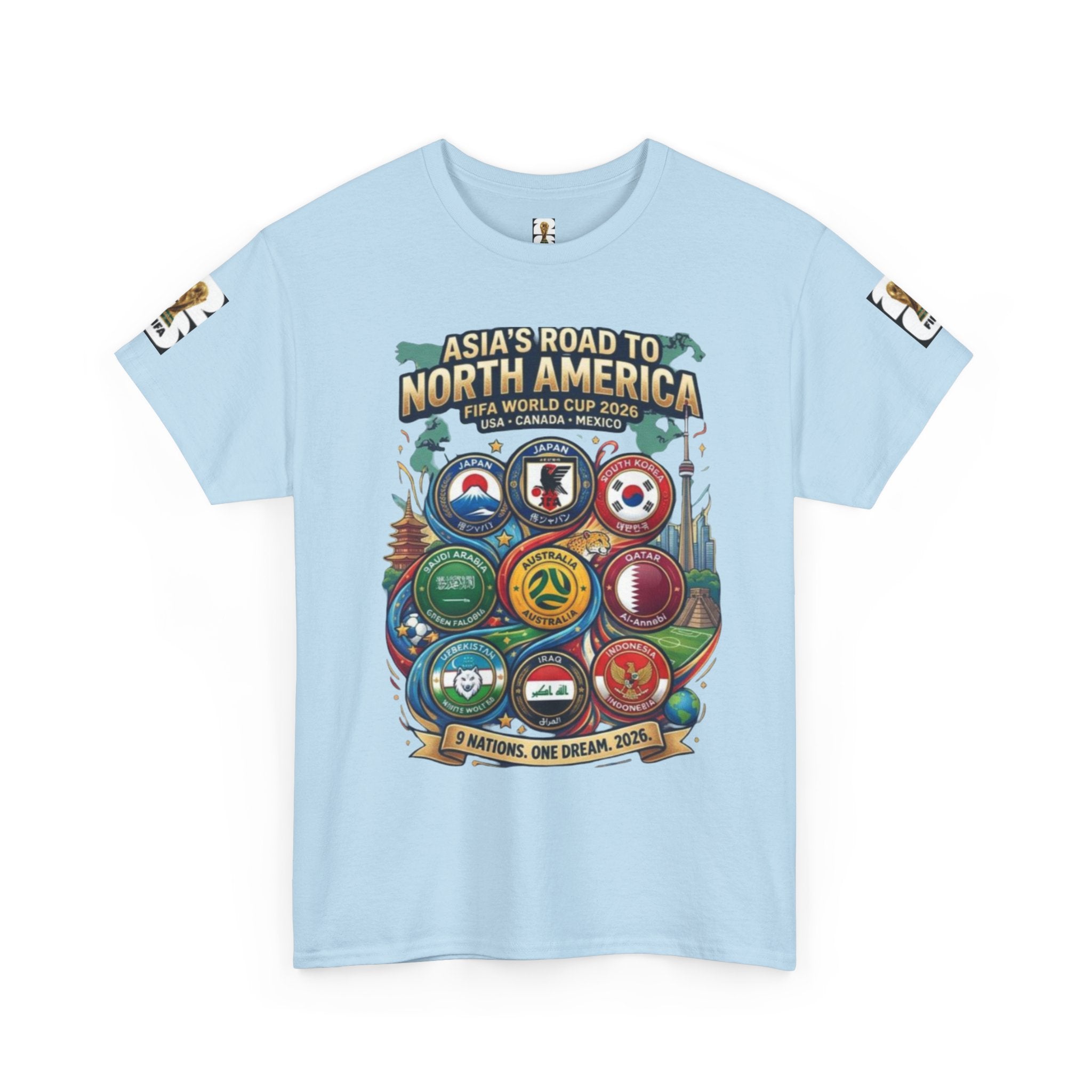 AFC Asian Qualifiers 2026 Tee — Asia’s Road to North America World Cup Soccer T‑Shirt