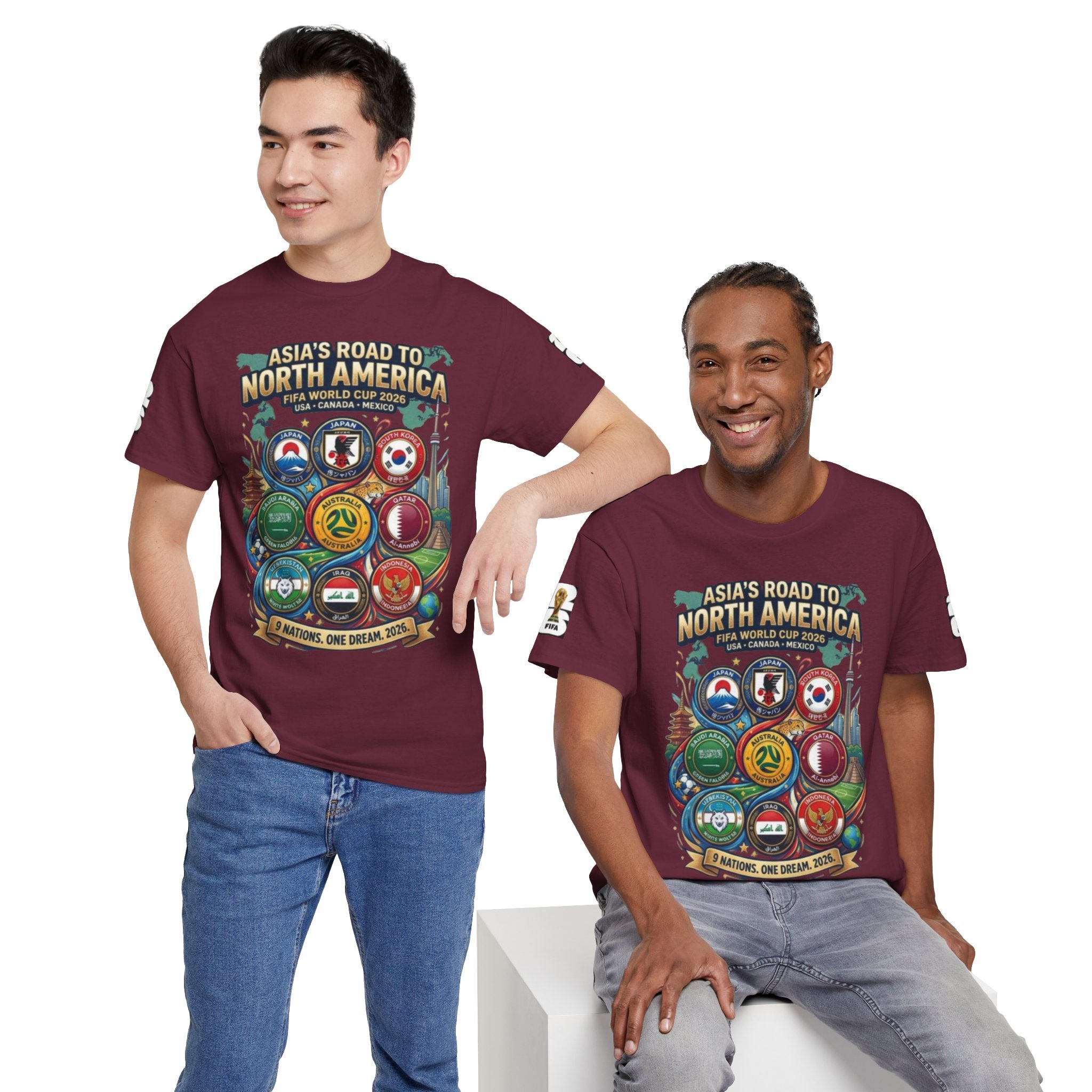 AFC Asian Qualifiers 2026 Tee — Asia’s Road to North America World Cup Soccer T‑Shirt