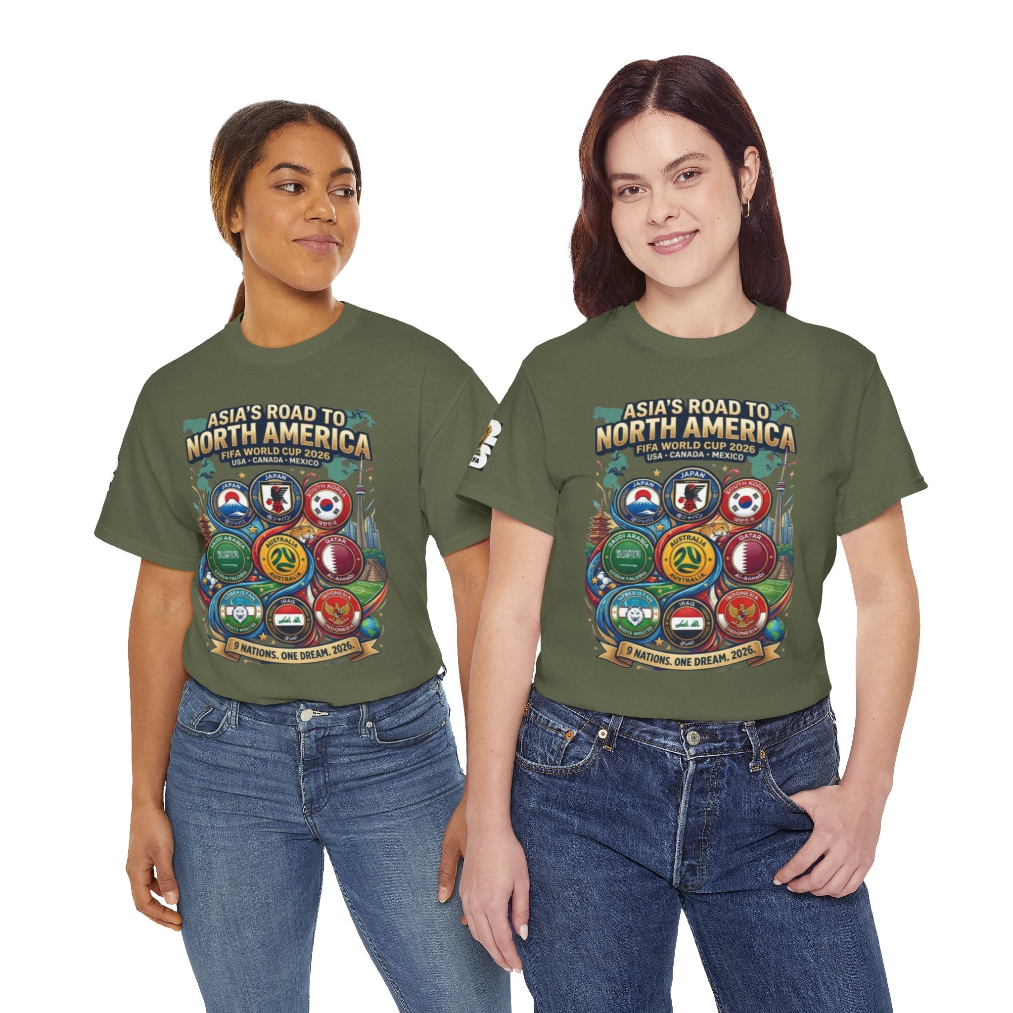 AFC Asian Qualifiers 2026 Tee — Asia’s Road to North America World Cup Soccer T‑Shirt