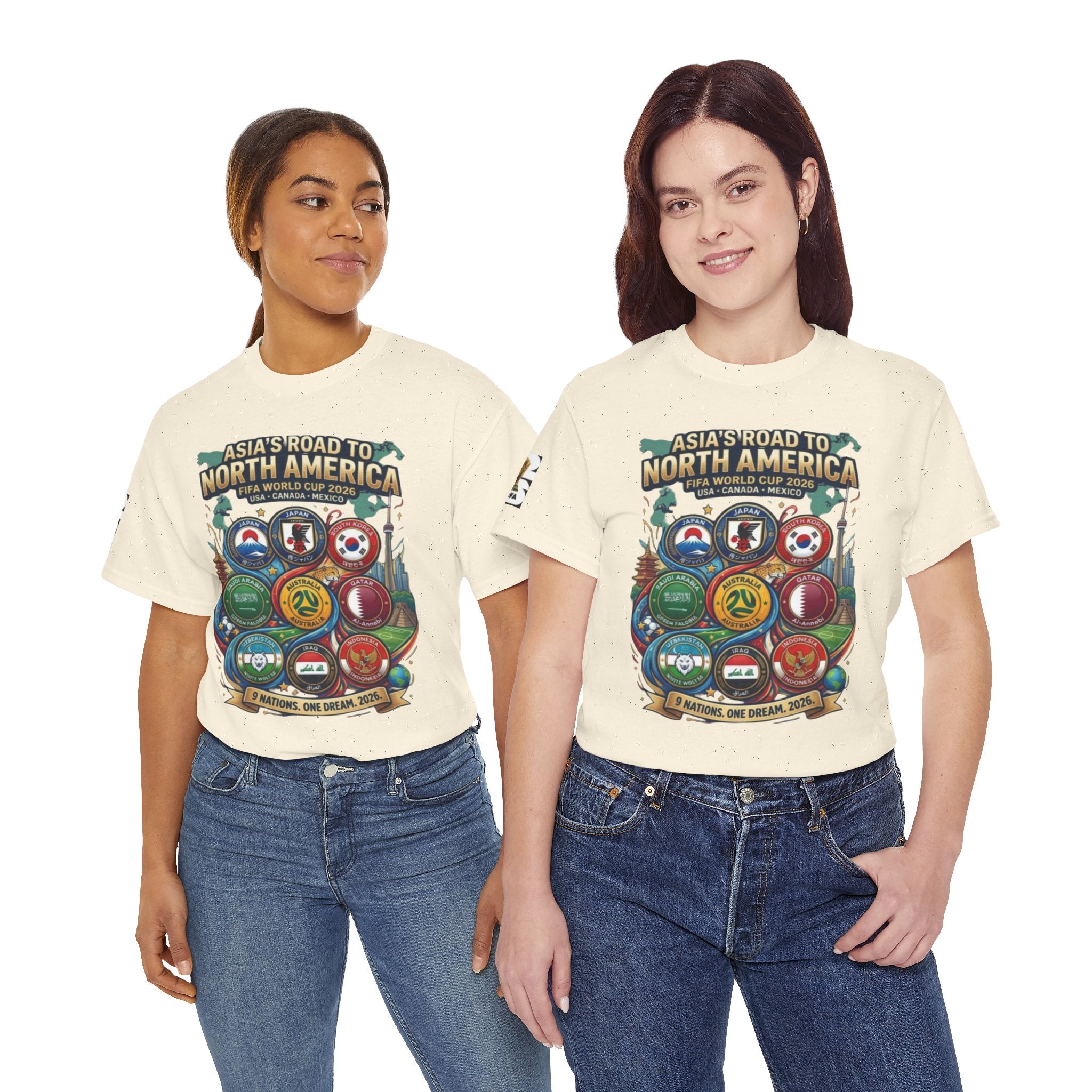 AFC Asian Qualifiers 2026 Tee — Asia’s Road to North America World Cup Soccer T‑Shirt