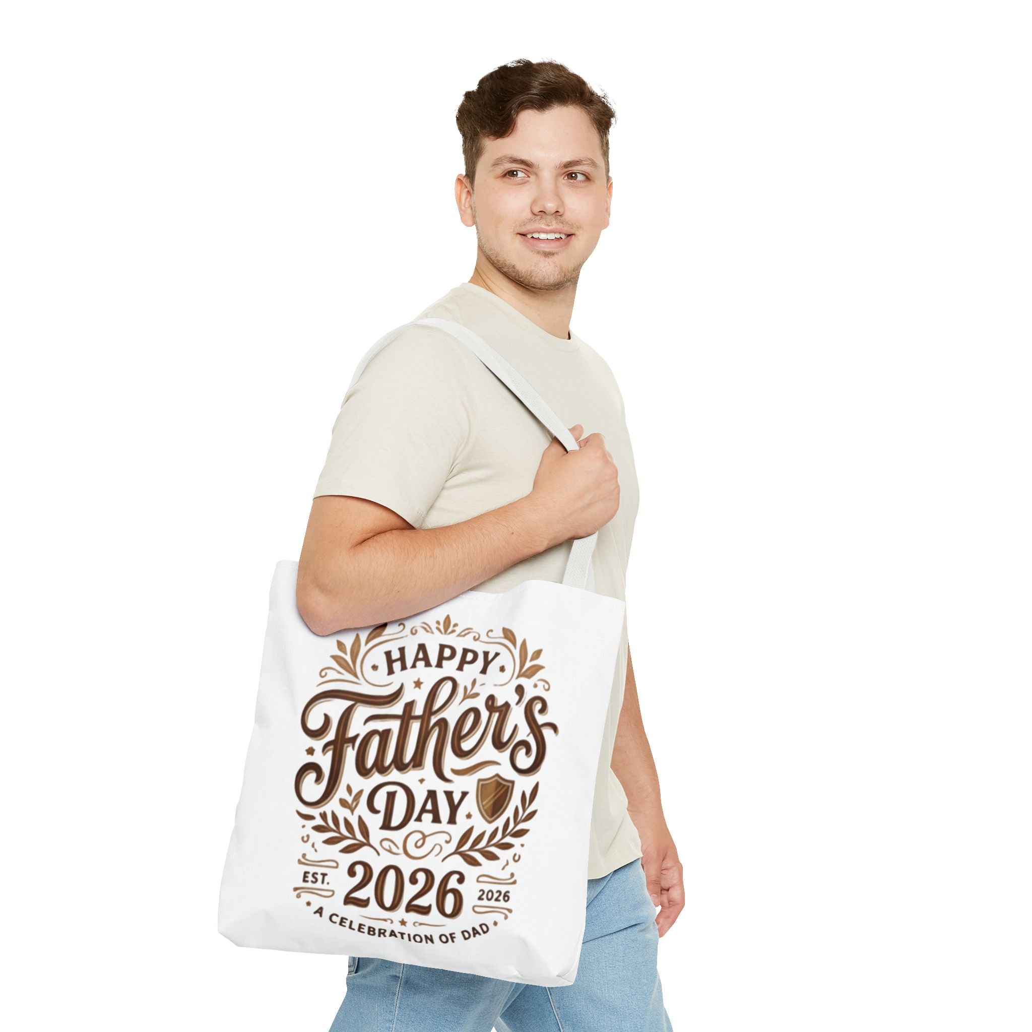 Father's Day 2026 Tote Bag — "Happy Father's Day 2026" Gift Tote