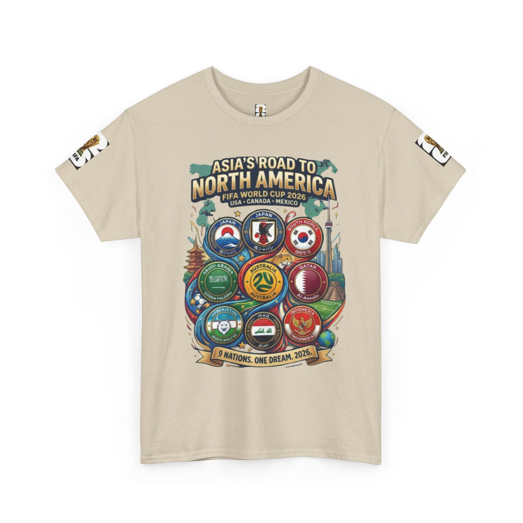 AFC Asian Qualifiers 2026 Tee — Asia’s Road to North America World Cup Soccer T‑Shirt