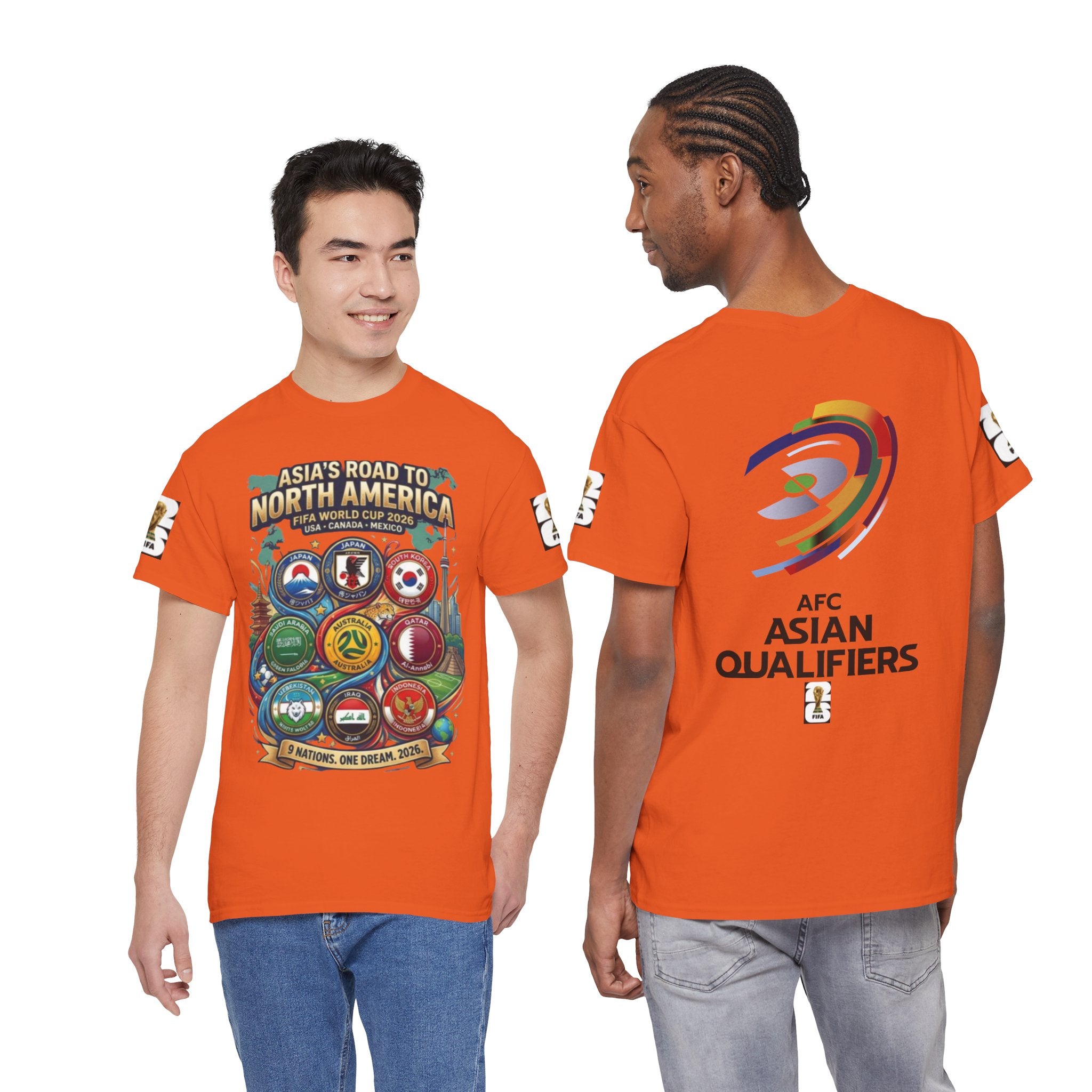 AFC Asian Qualifiers 2026 Tee — Asia’s Road to North America World Cup Soccer T‑Shirt