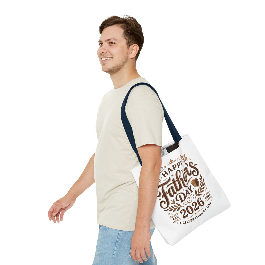 Father's Day 2026 Tote Bag — "Happy Father's Day 2026" Gift Tote