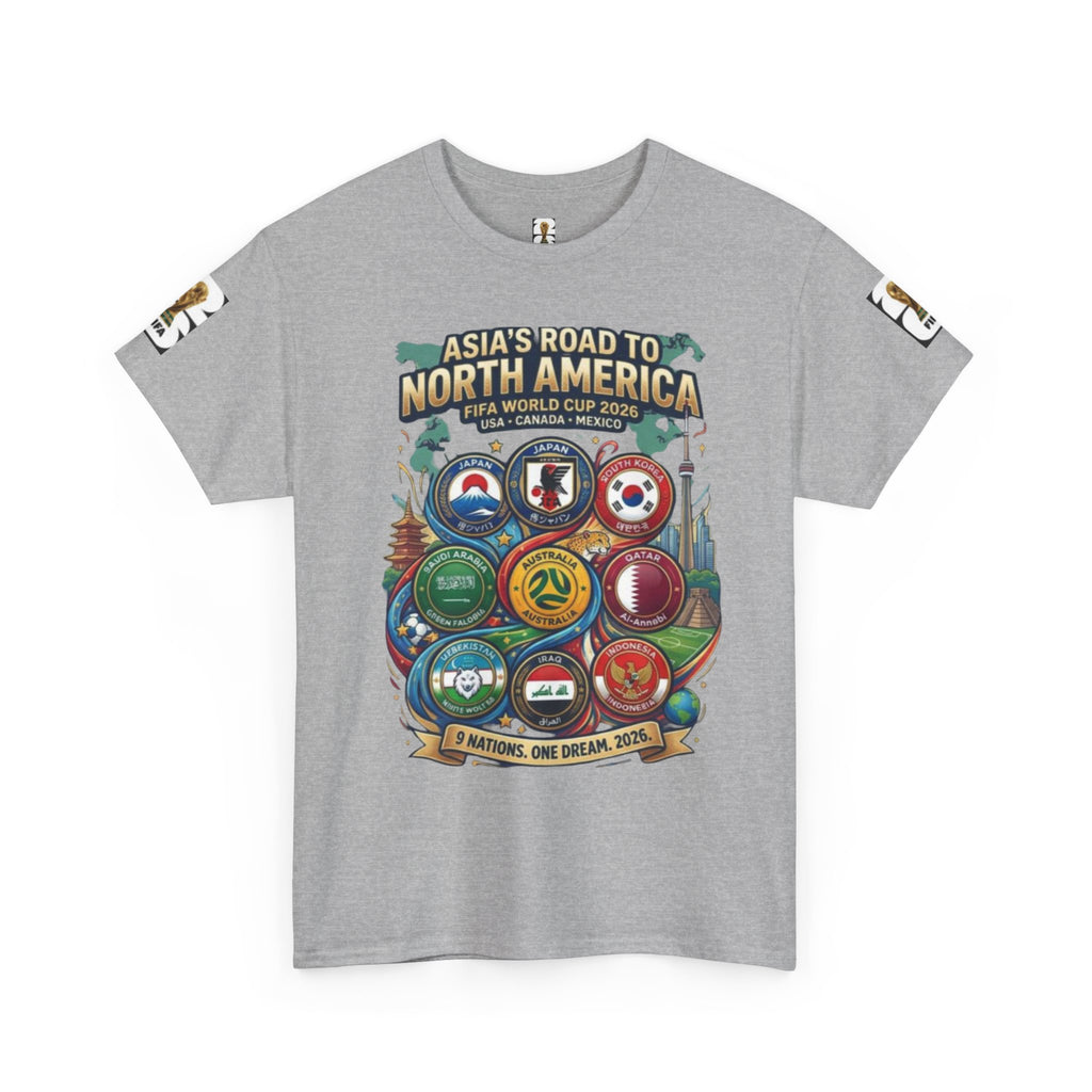 AFC Asian Qualifiers 2026 Tee — Asia’s Road to North America World Cup Soccer T‑Shirt