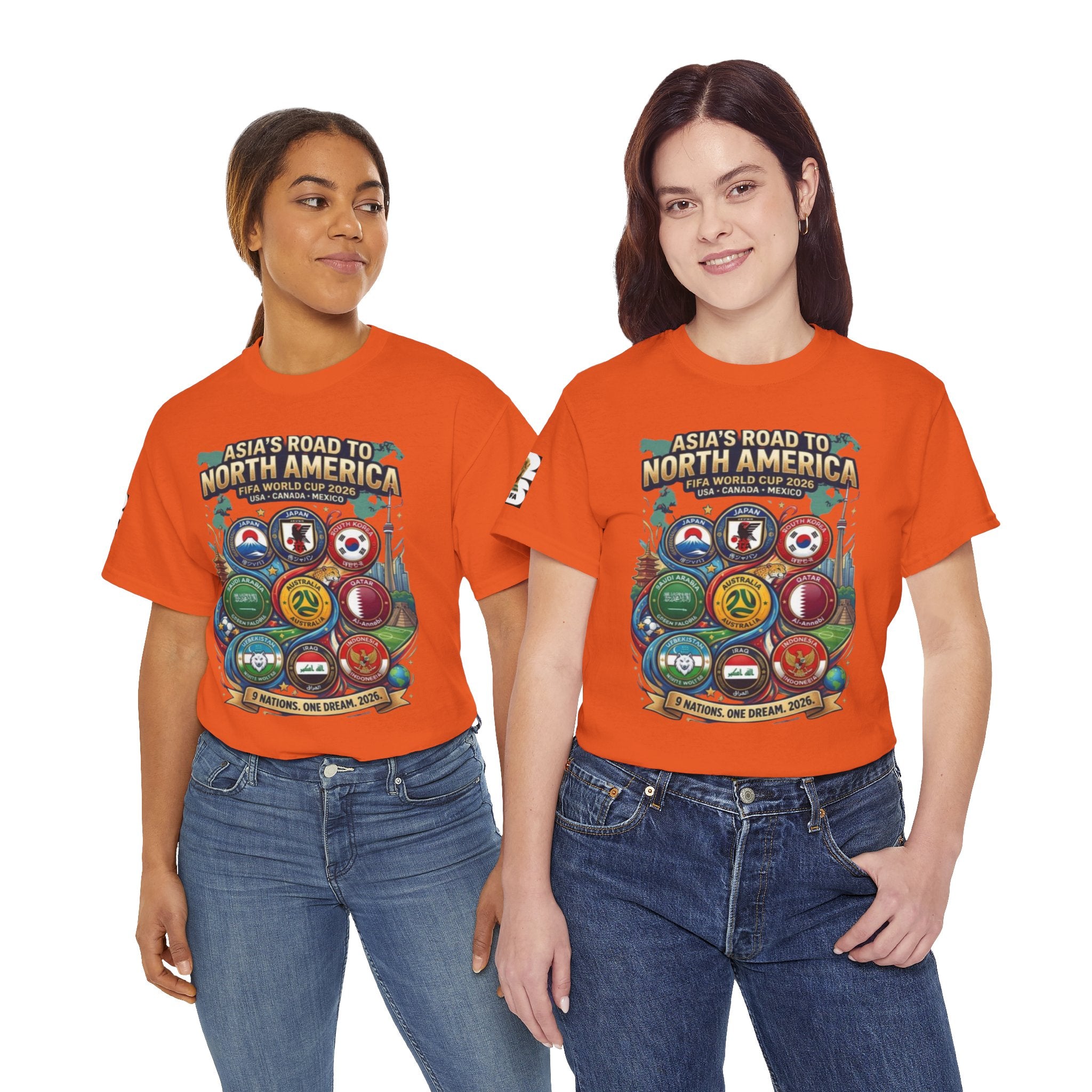 AFC Asian Qualifiers 2026 Tee — Asia’s Road to North America World Cup Soccer T‑Shirt
