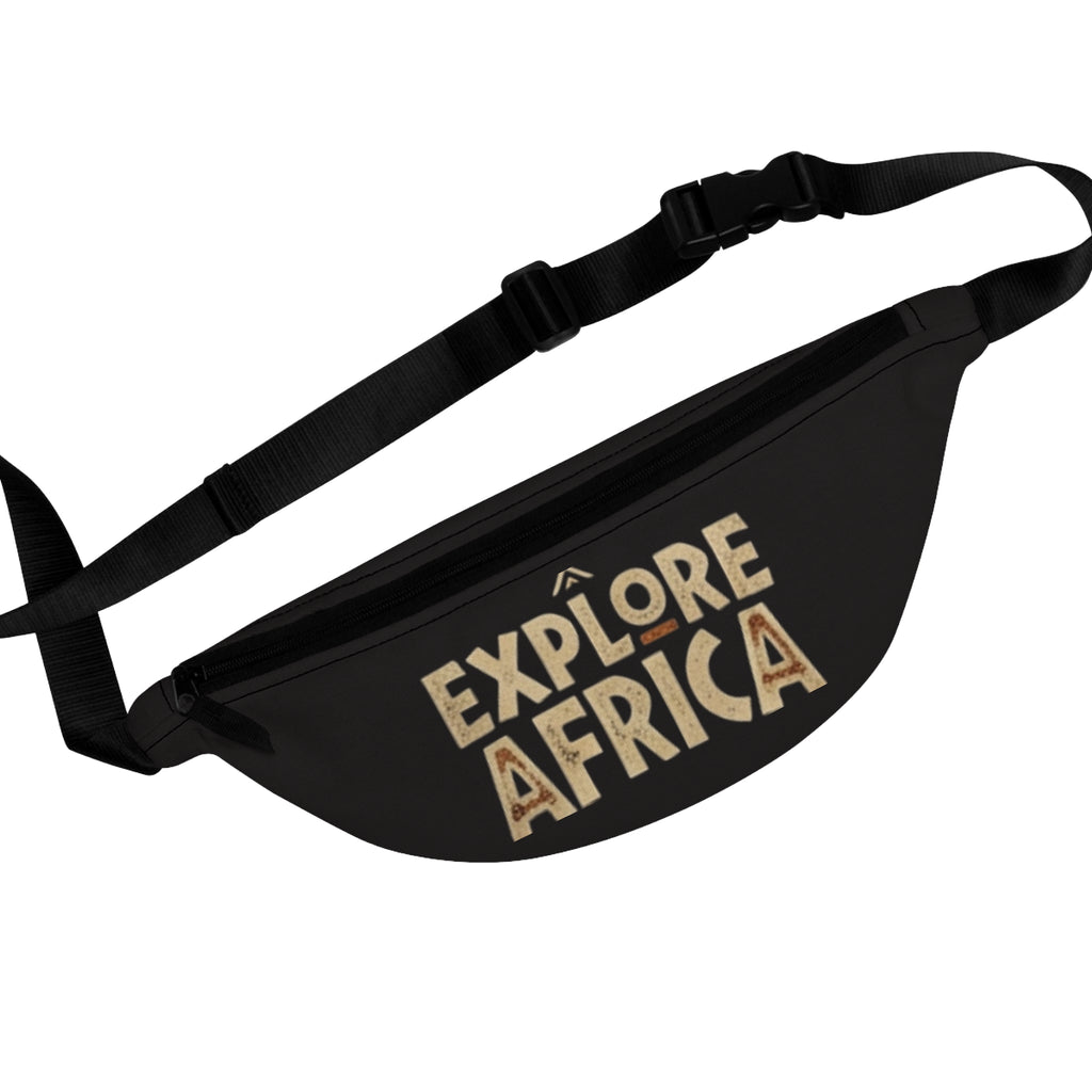Explore Africa Fanny Pack — Travel Waist Bag for Safari & Adventure
