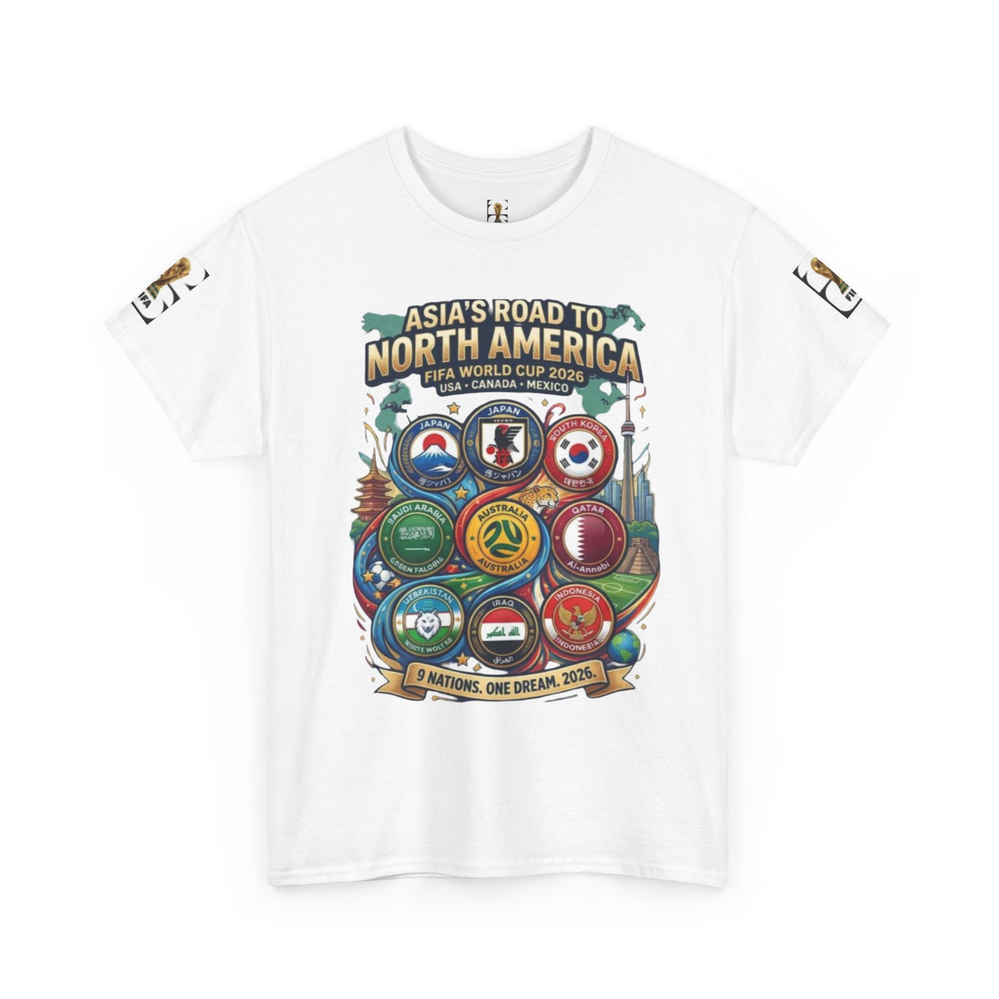 AFC Asian Qualifiers 2026 Tee — Asia’s Road to North America World Cup Soccer T‑Shirt