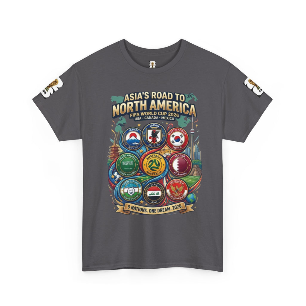 AFC Asian Qualifiers 2026 Tee — Asia’s Road to North America World Cup Soccer T‑Shirt