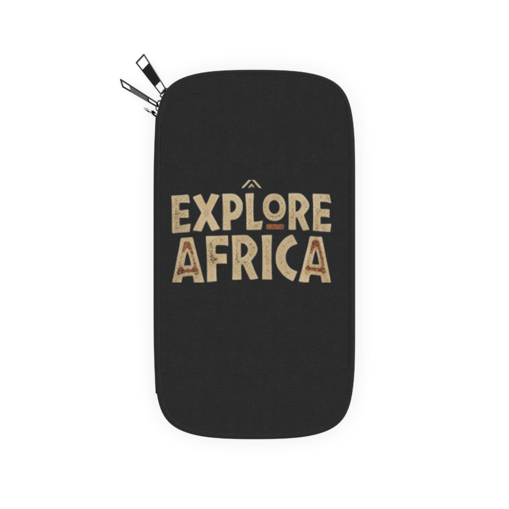 Passport Wallet — "Explore Africa" Travel Organizer