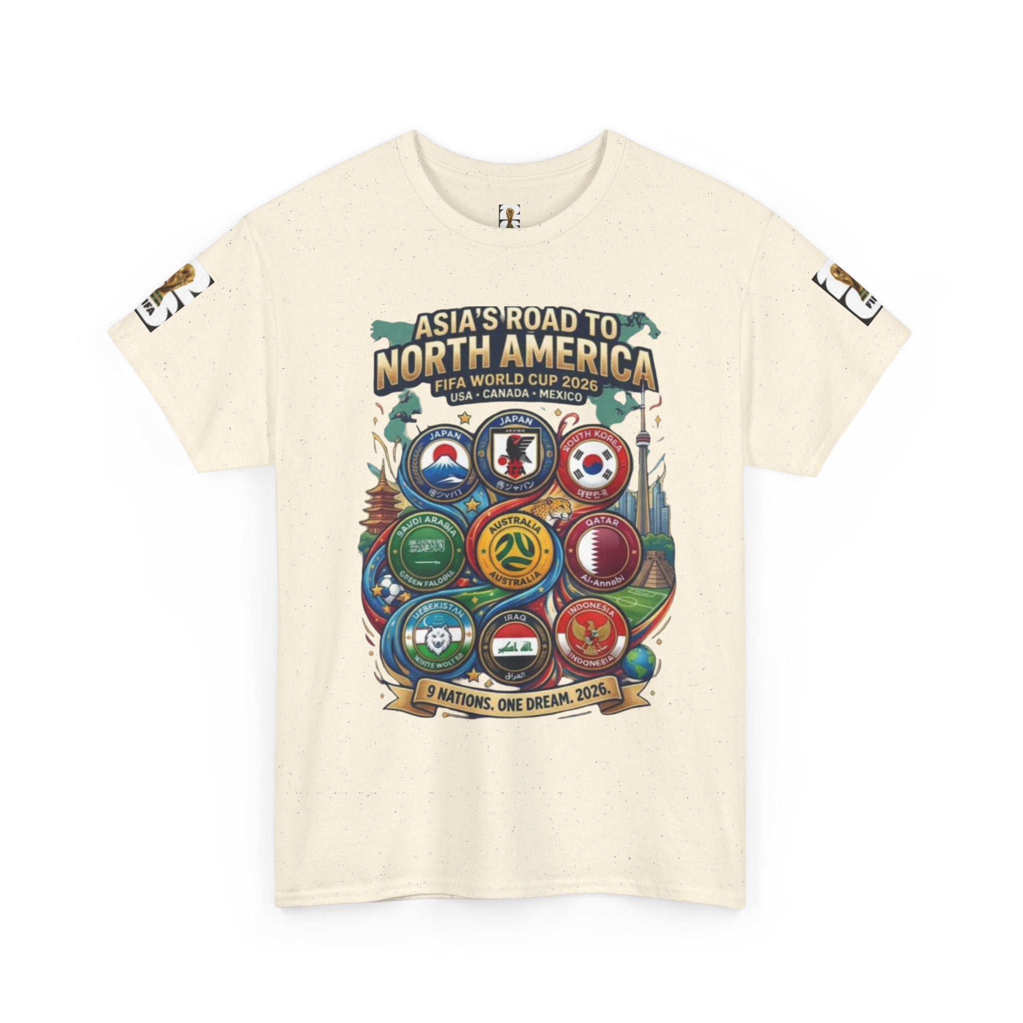 AFC Asian Qualifiers 2026 Tee — Asia’s Road to North America World Cup Soccer T‑Shirt