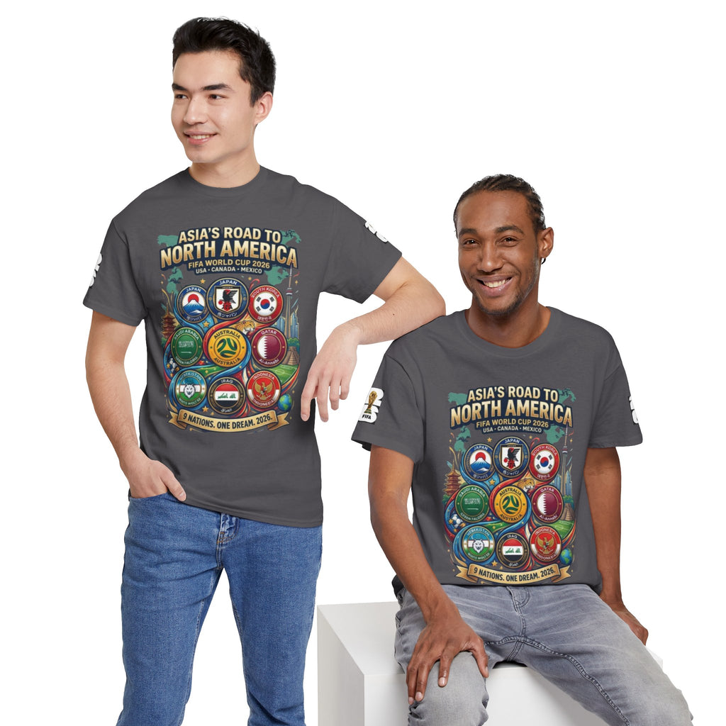 AFC Asian Qualifiers 2026 Tee — Asia’s Road to North America World Cup Soccer T‑Shirt