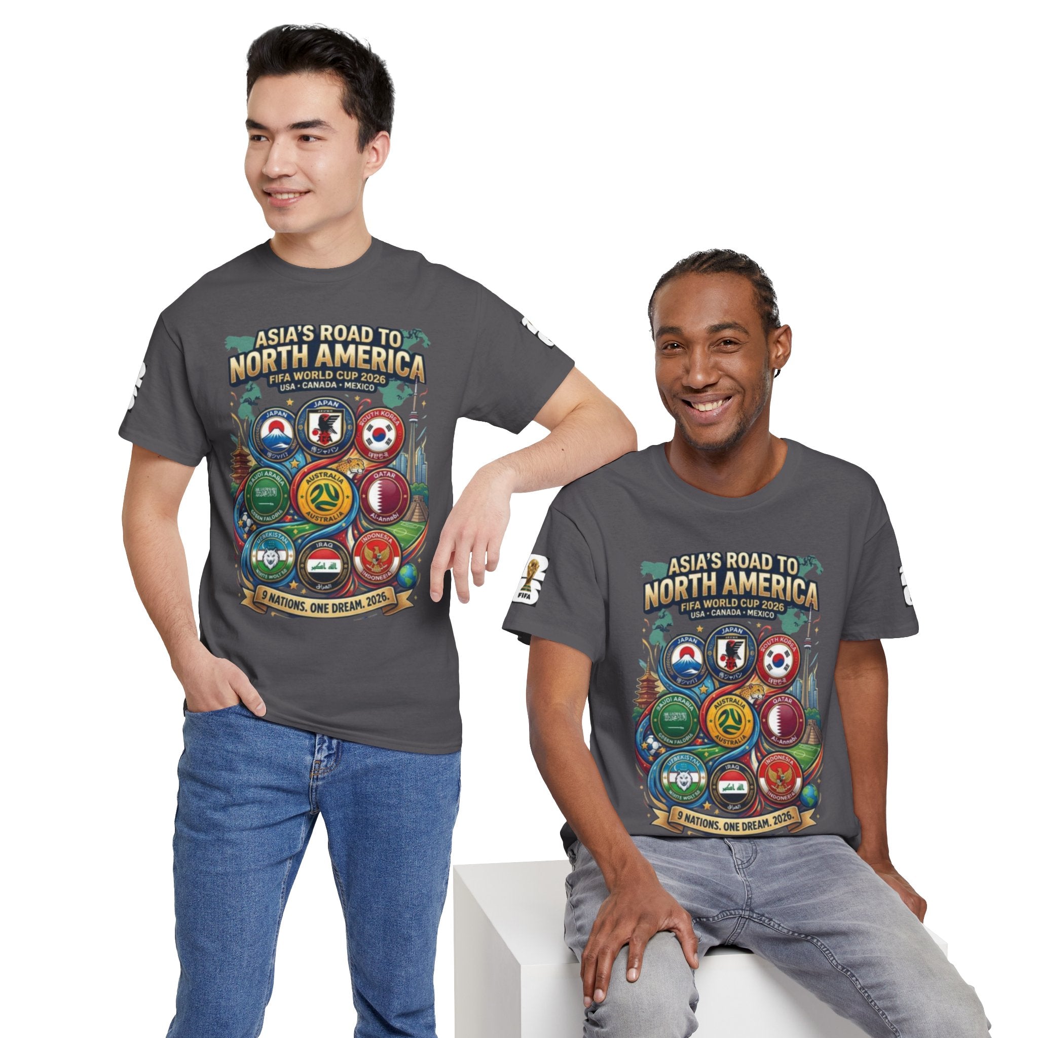 AFC Asian Qualifiers 2026 Tee — Asia’s Road to North America World Cup Soccer T‑Shirt